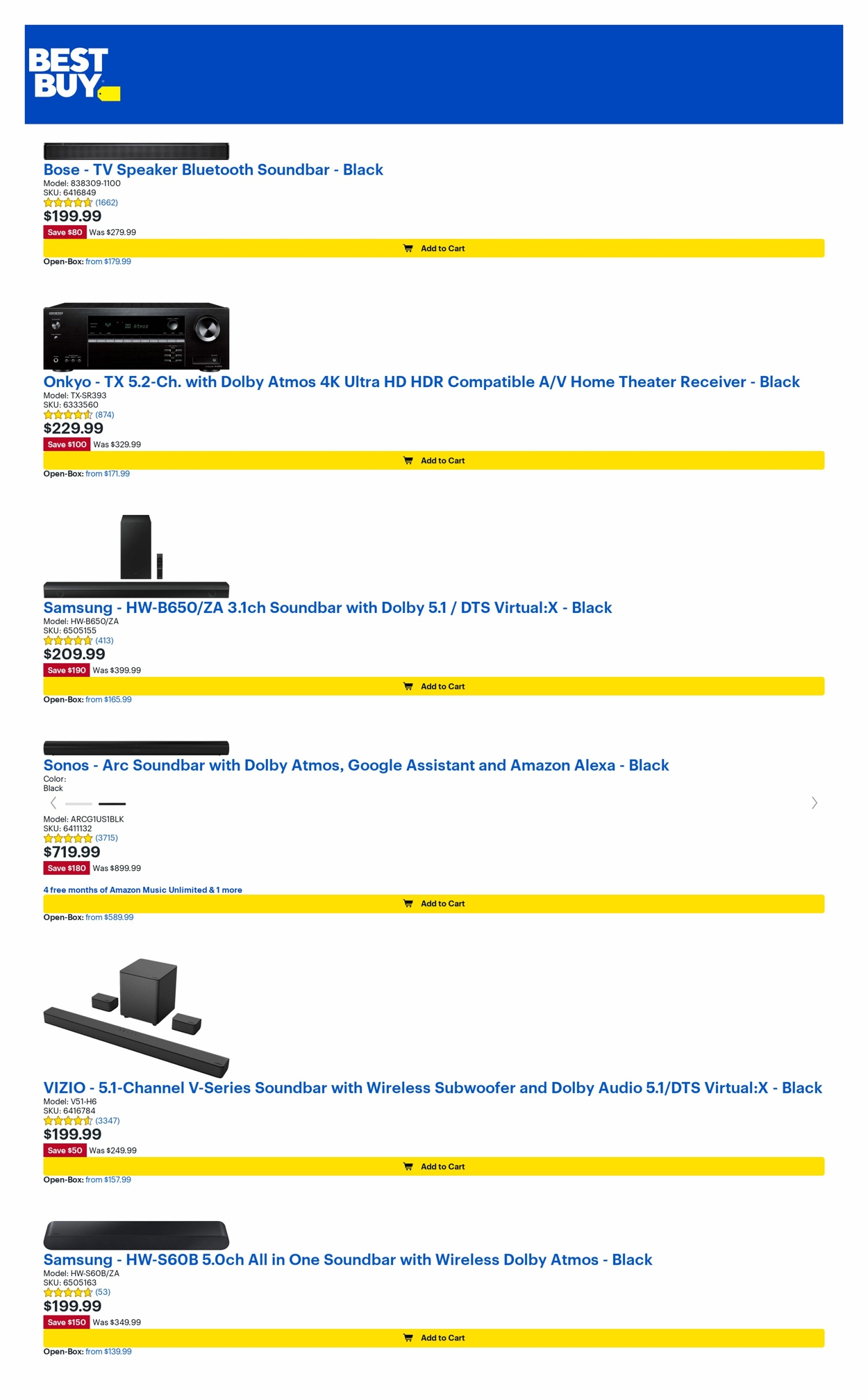 Best Buy Ad from 11/18/2022