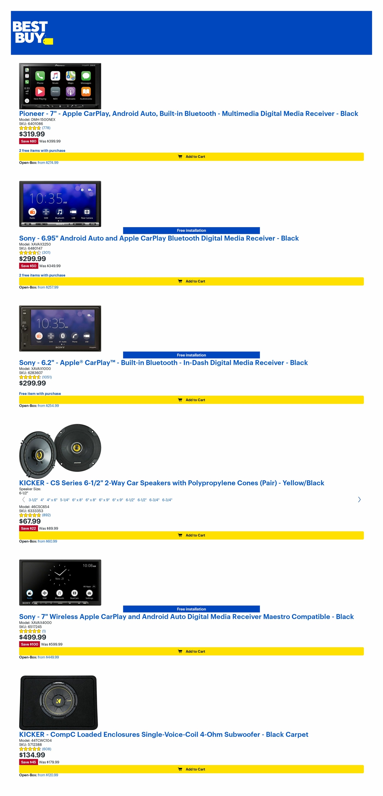 Best Buy Ad from 12/02/2022