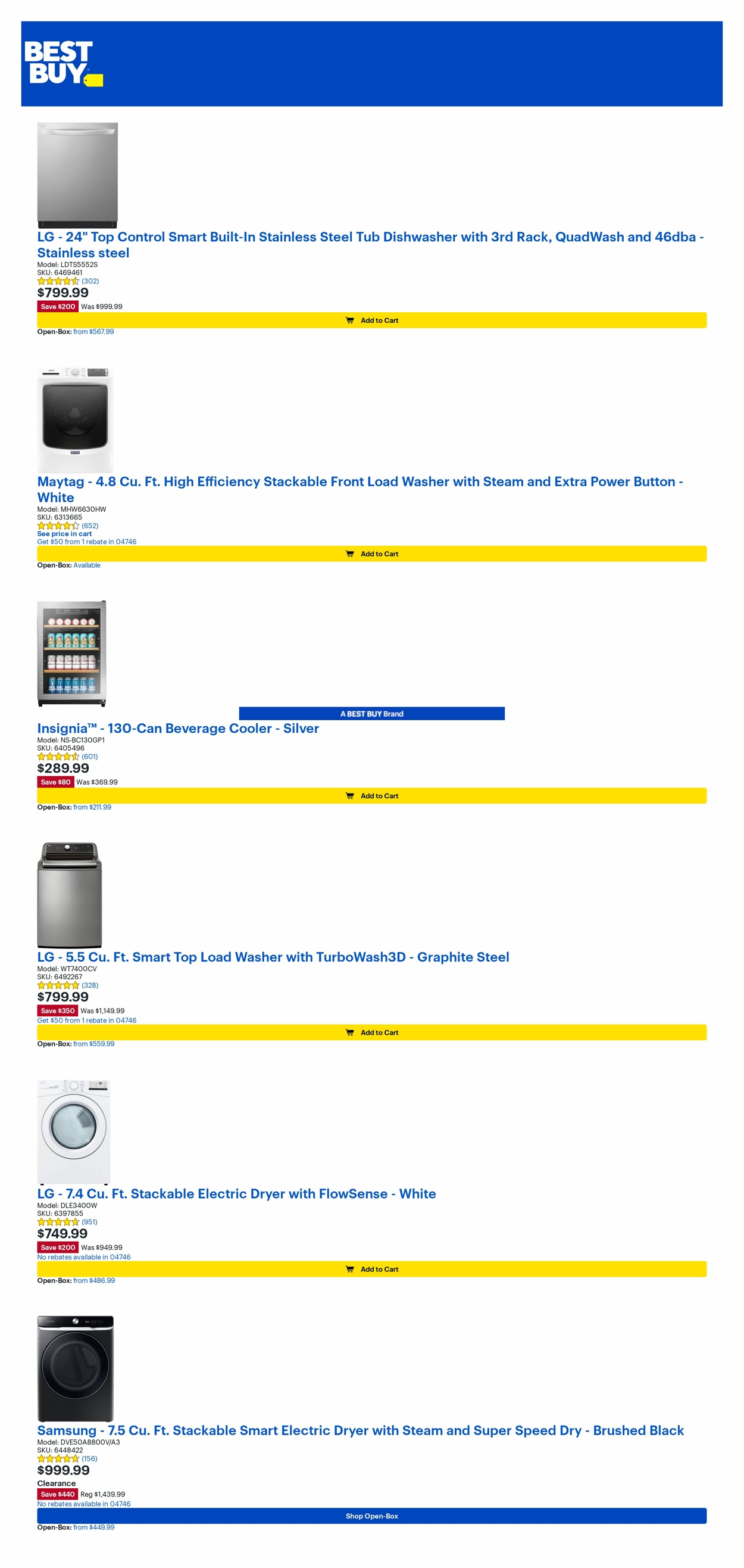 Best Buy Ad from 01/20/2023