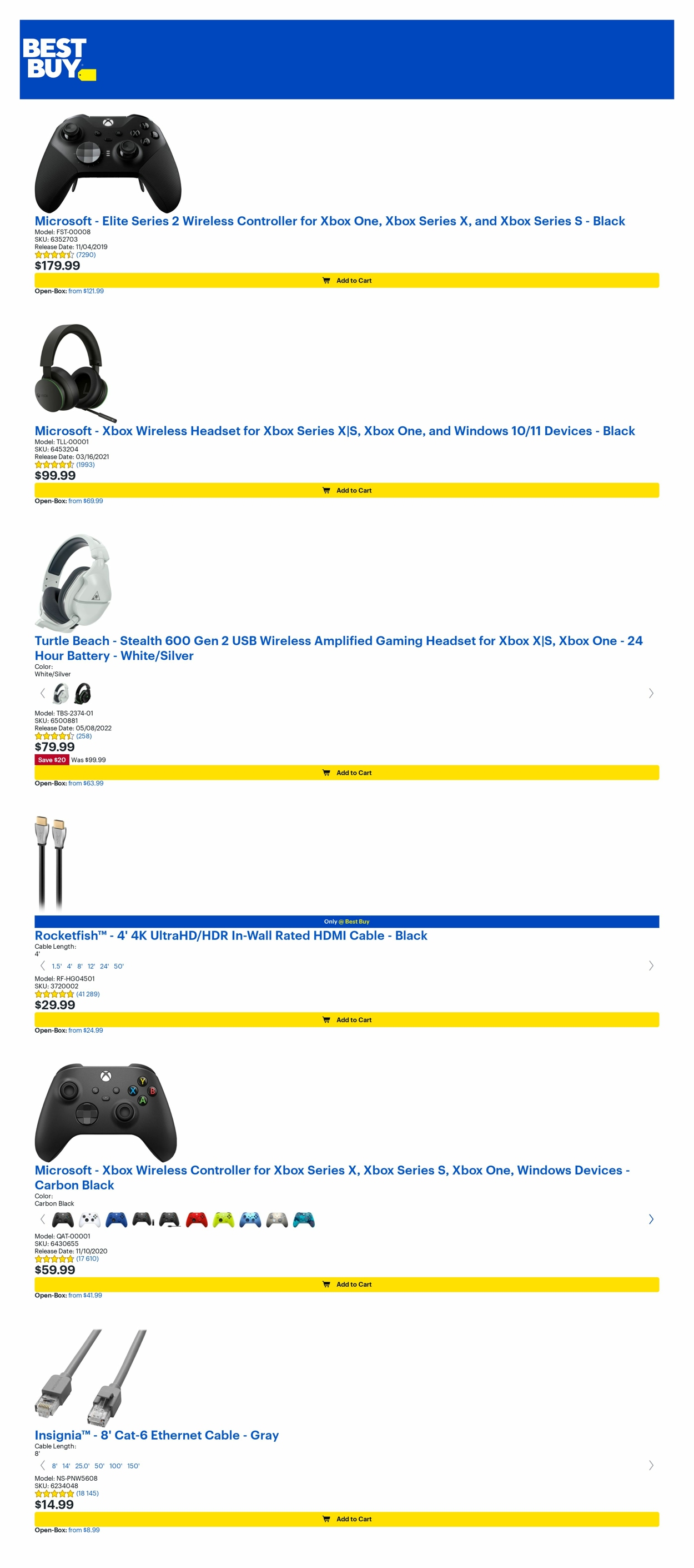Best Buy Ad from 01/27/2023