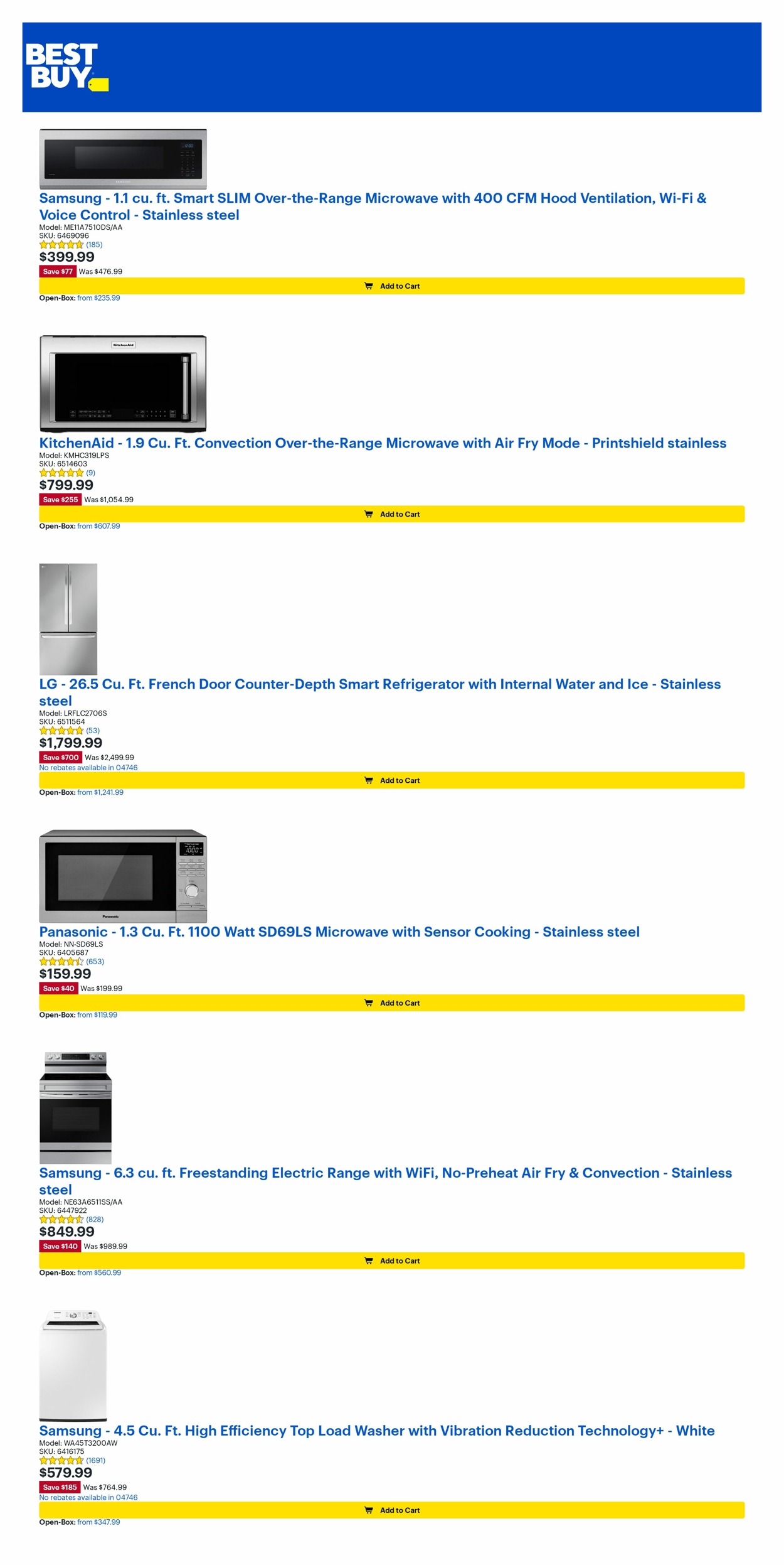 Best Buy Ad from 02/17/2023