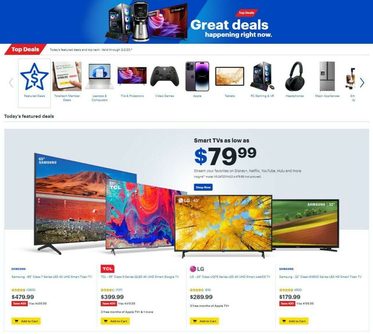 Best Buy Ad from 03/12/2023