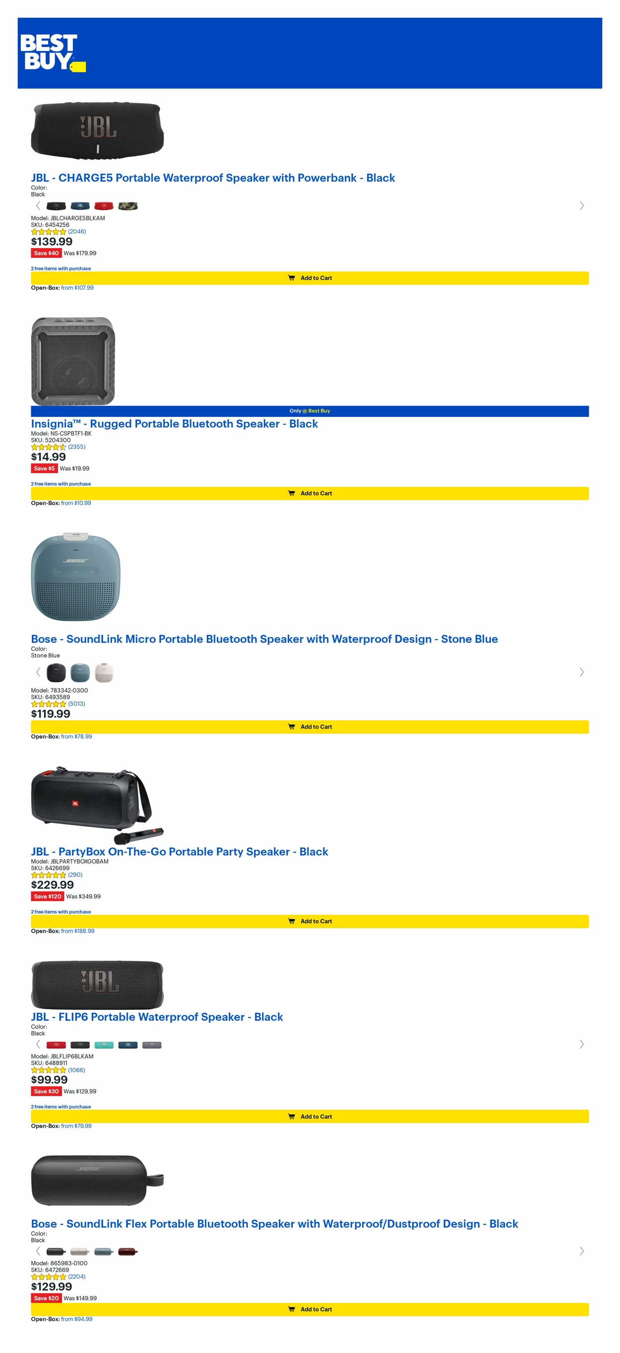 Best Buy Ad from 04/14/2023