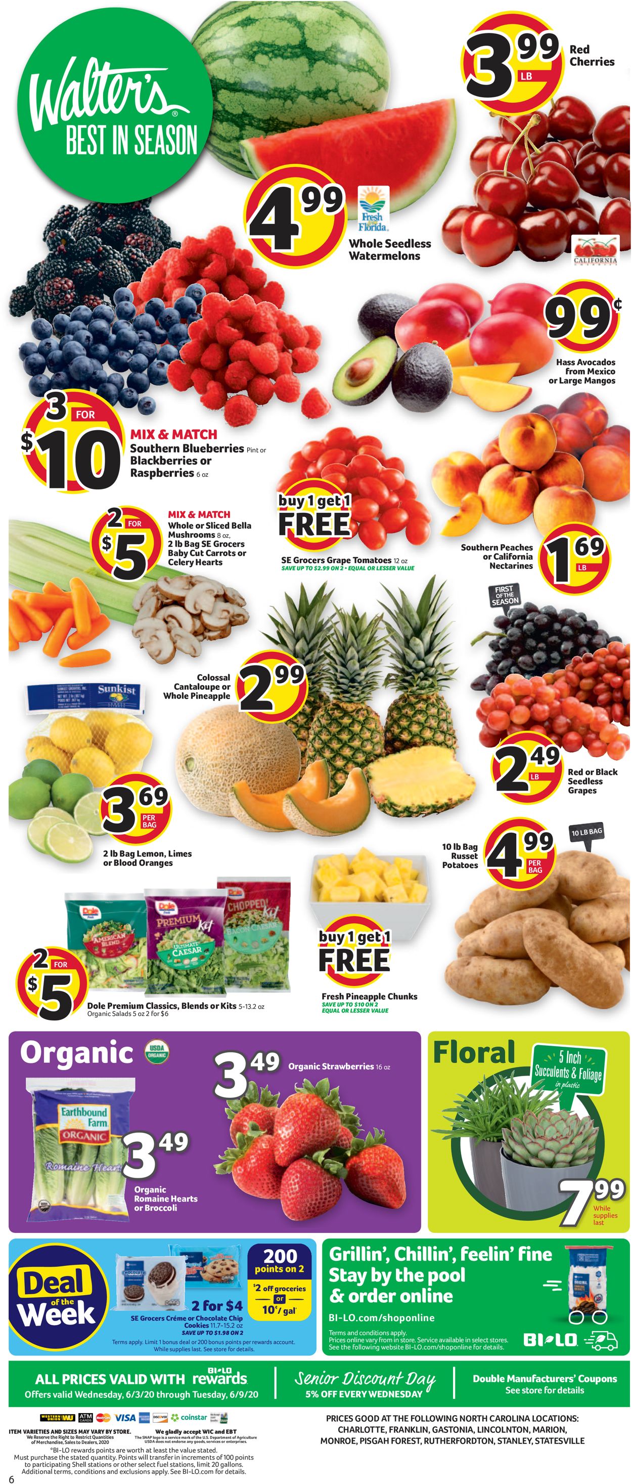 BI-LO Ad from 06/03/2020