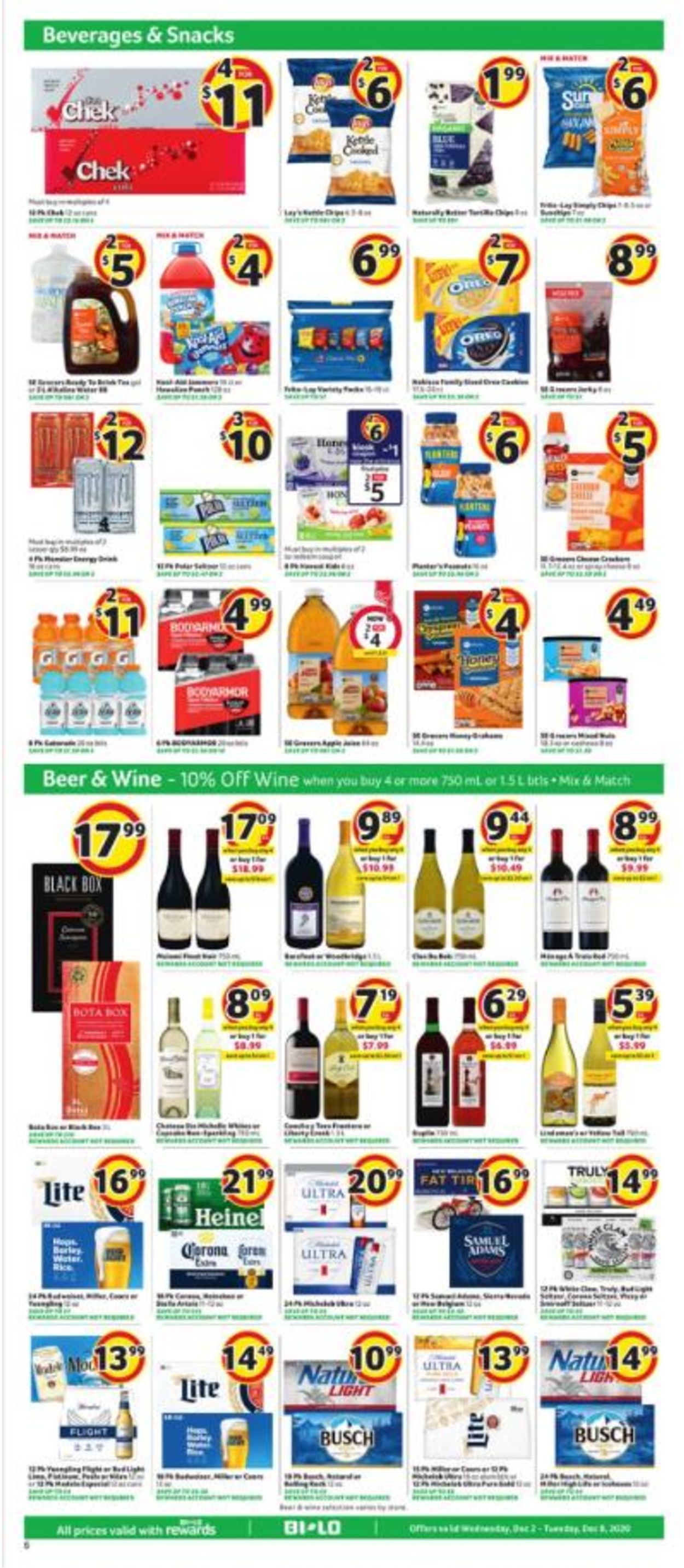 BI-LO Ad from 12/02/2020