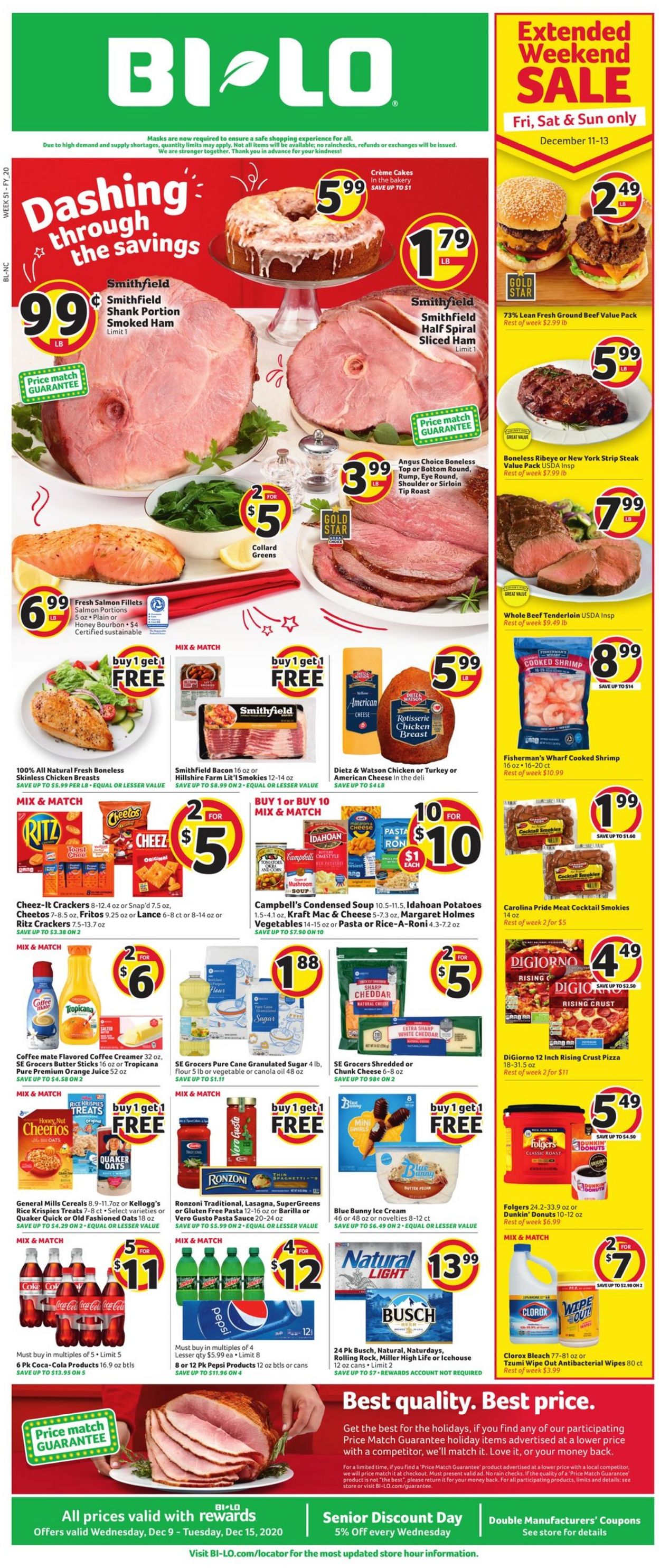 BI-LO Ad from 12/09/2020