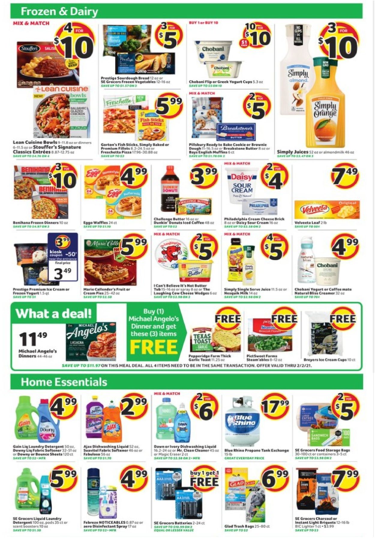 BI-LO Ad from 01/27/2021