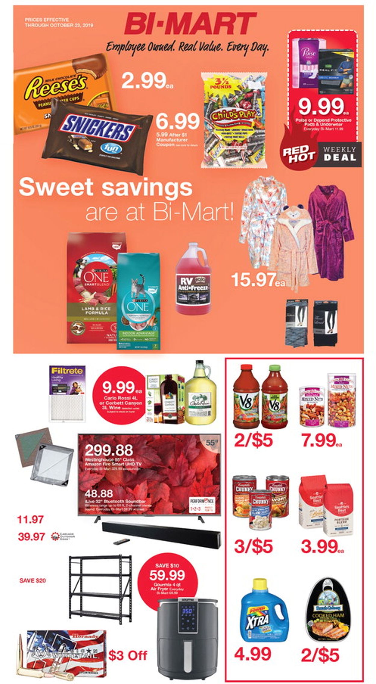 Bi-Mart Ad from 10/17/2019