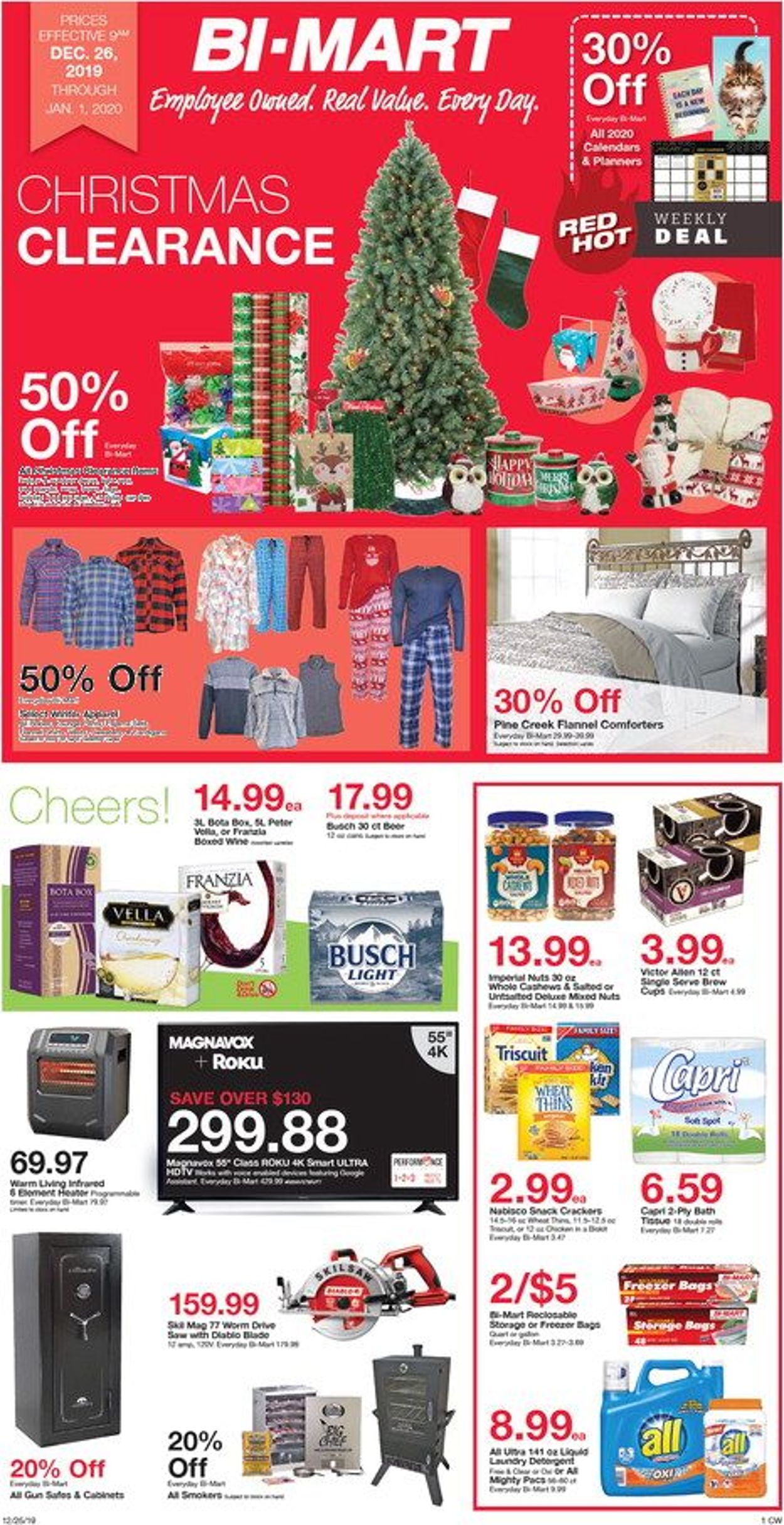 Bi-Mart Ad from 12/26/2019