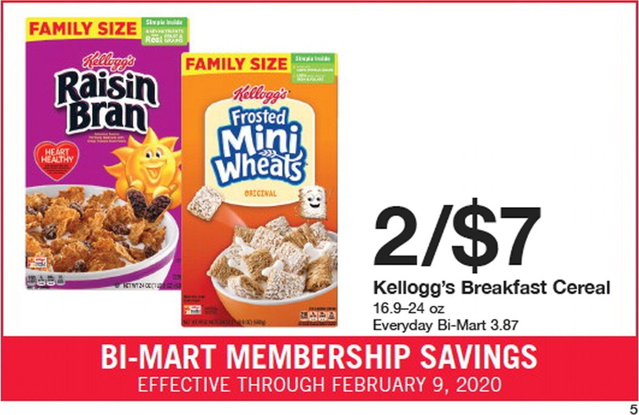 Bi-Mart Ad from 01/29/2020