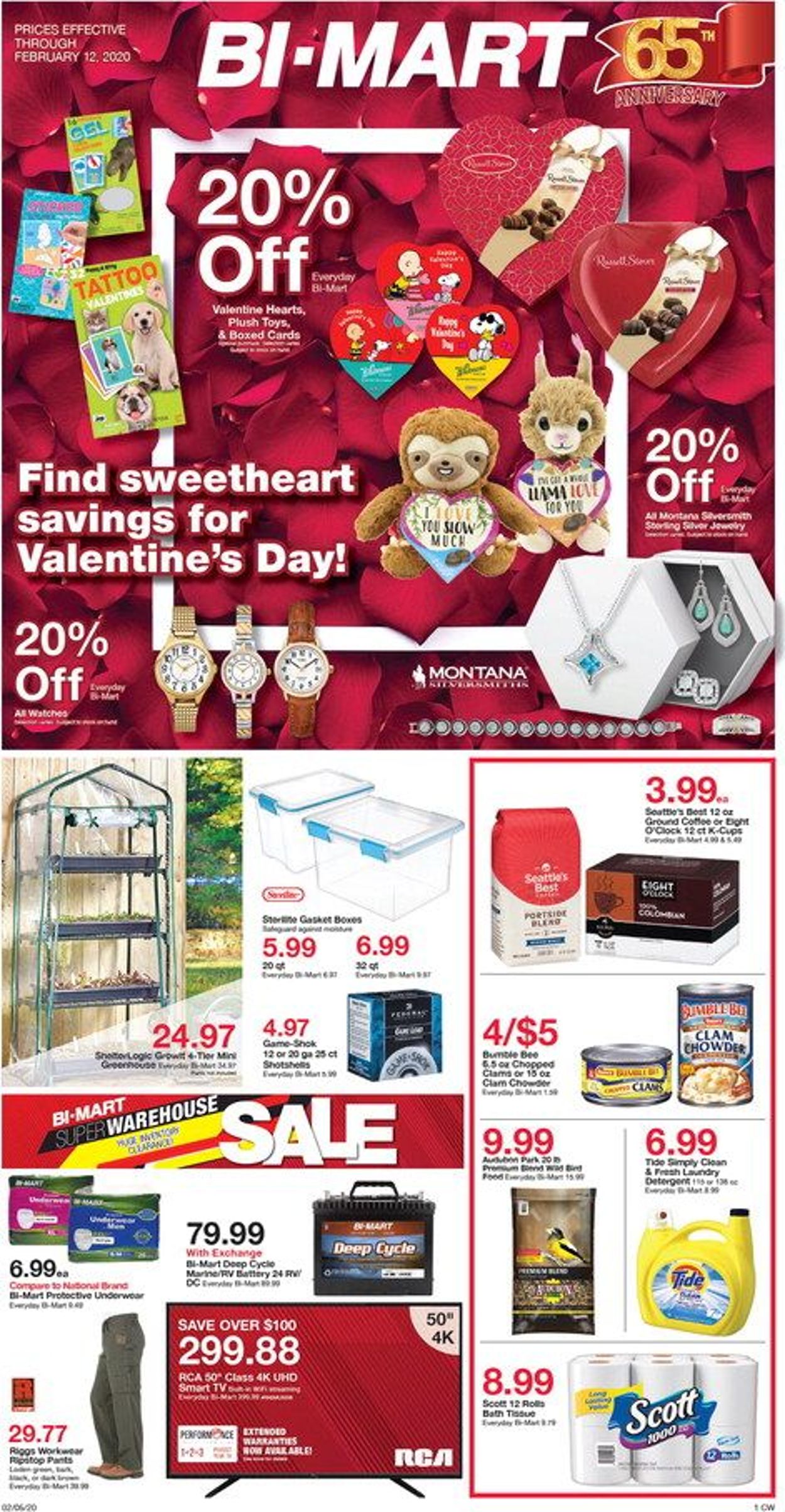 Bi-Mart Ad from 02/05/2020