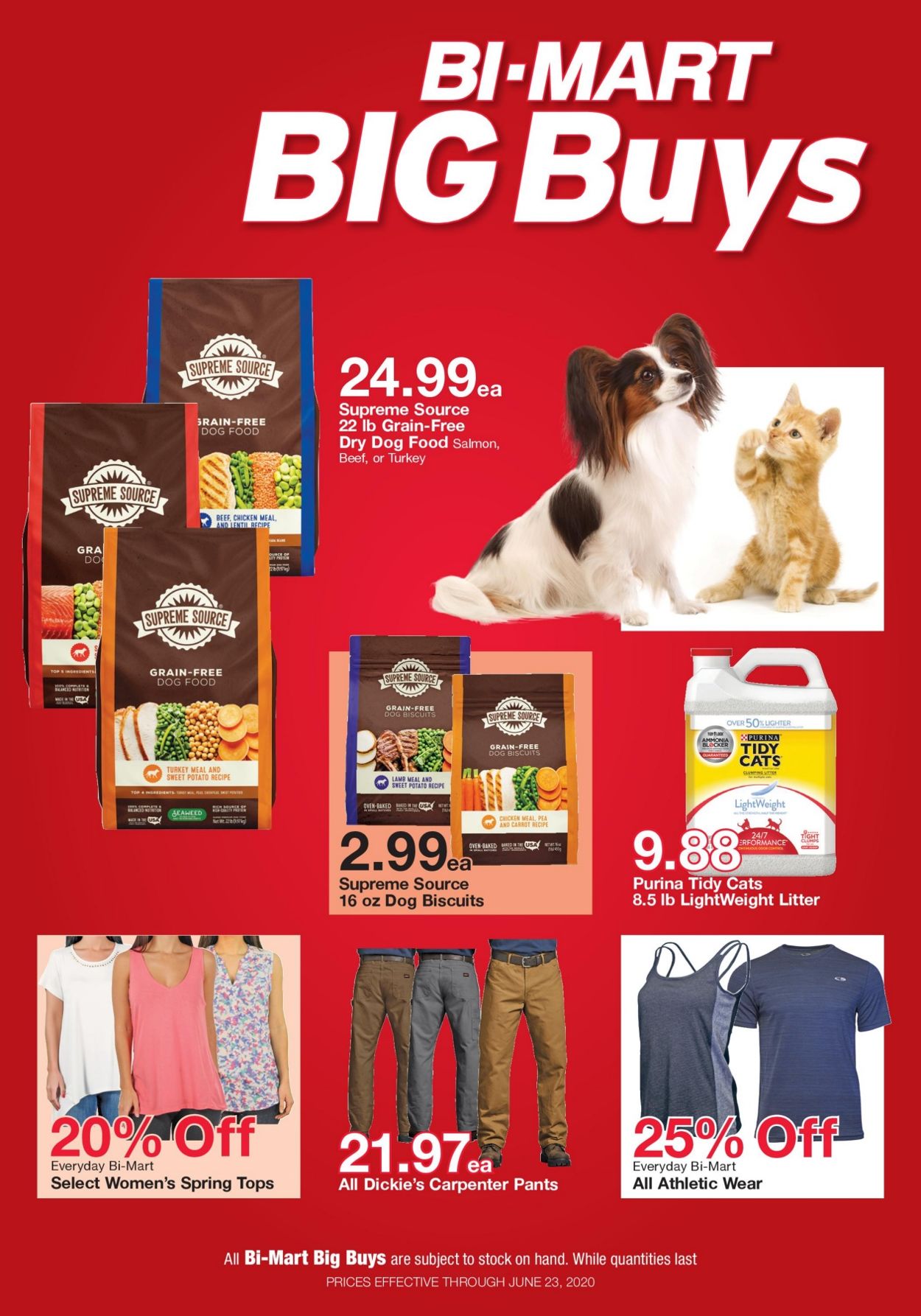 Bi-Mart Ad from 06/10/2020