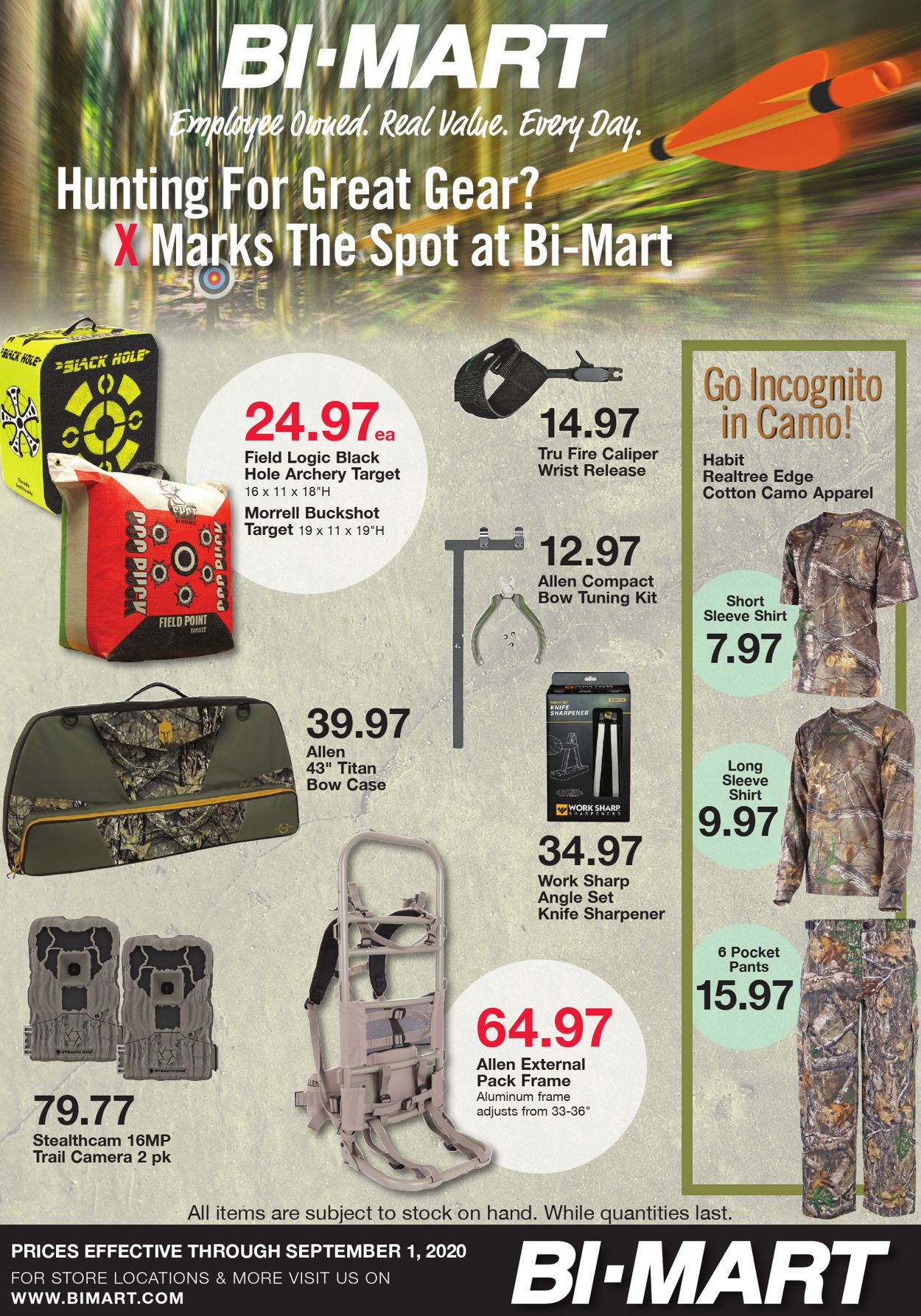 Bi-Mart Ad from 08/19/2020