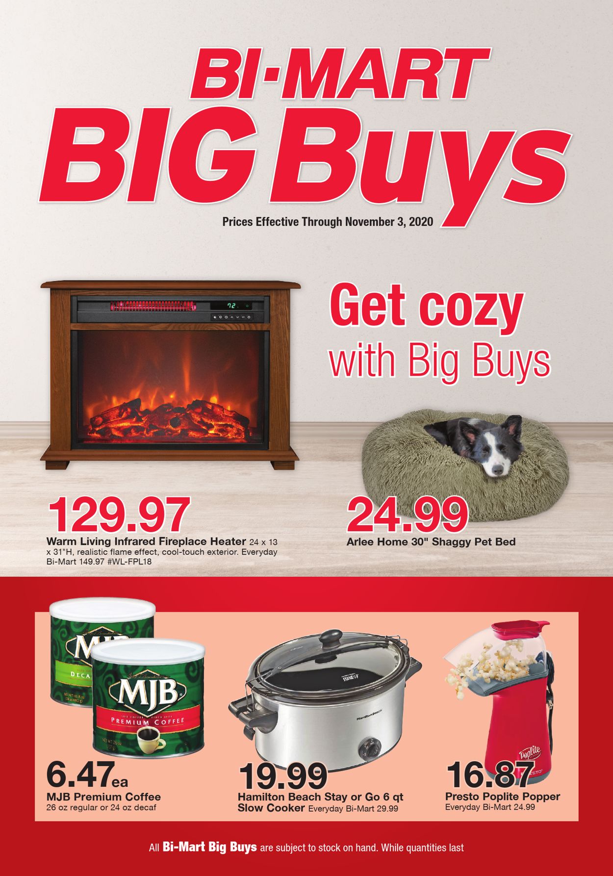 Bi-Mart Ad from 10/21/2020