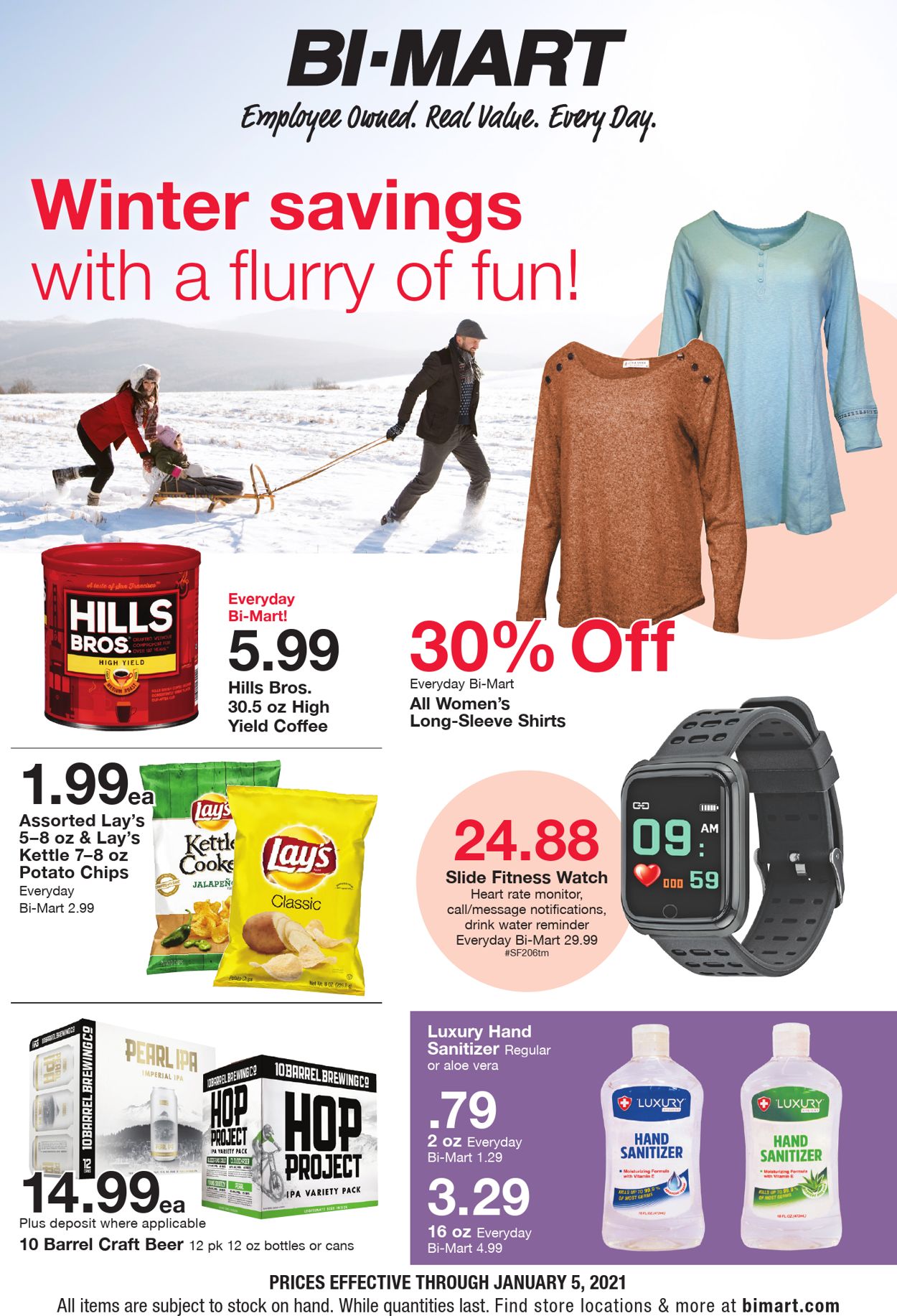 Bi-Mart Ad from 12/27/2020