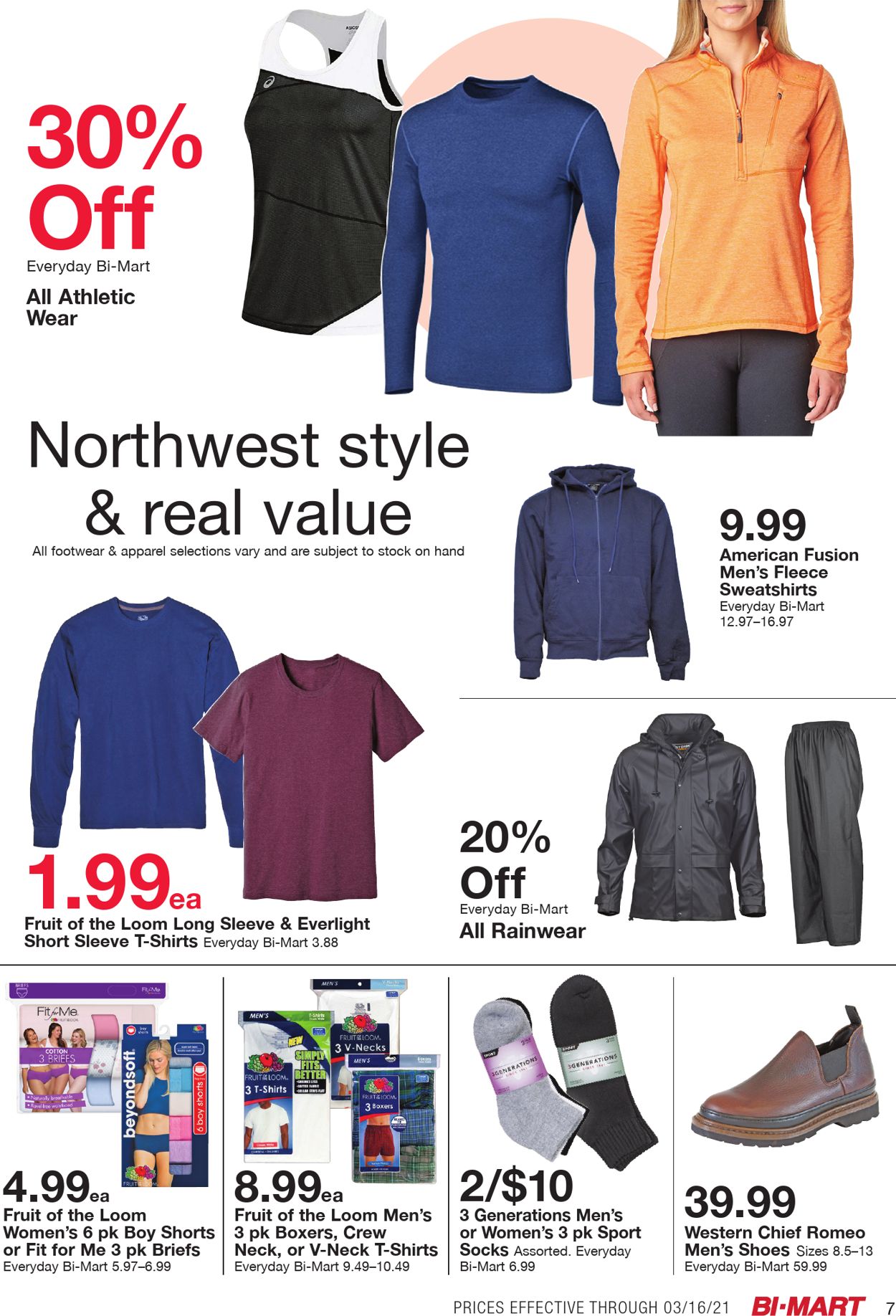 Bi-Mart Ad from 03/02/2021