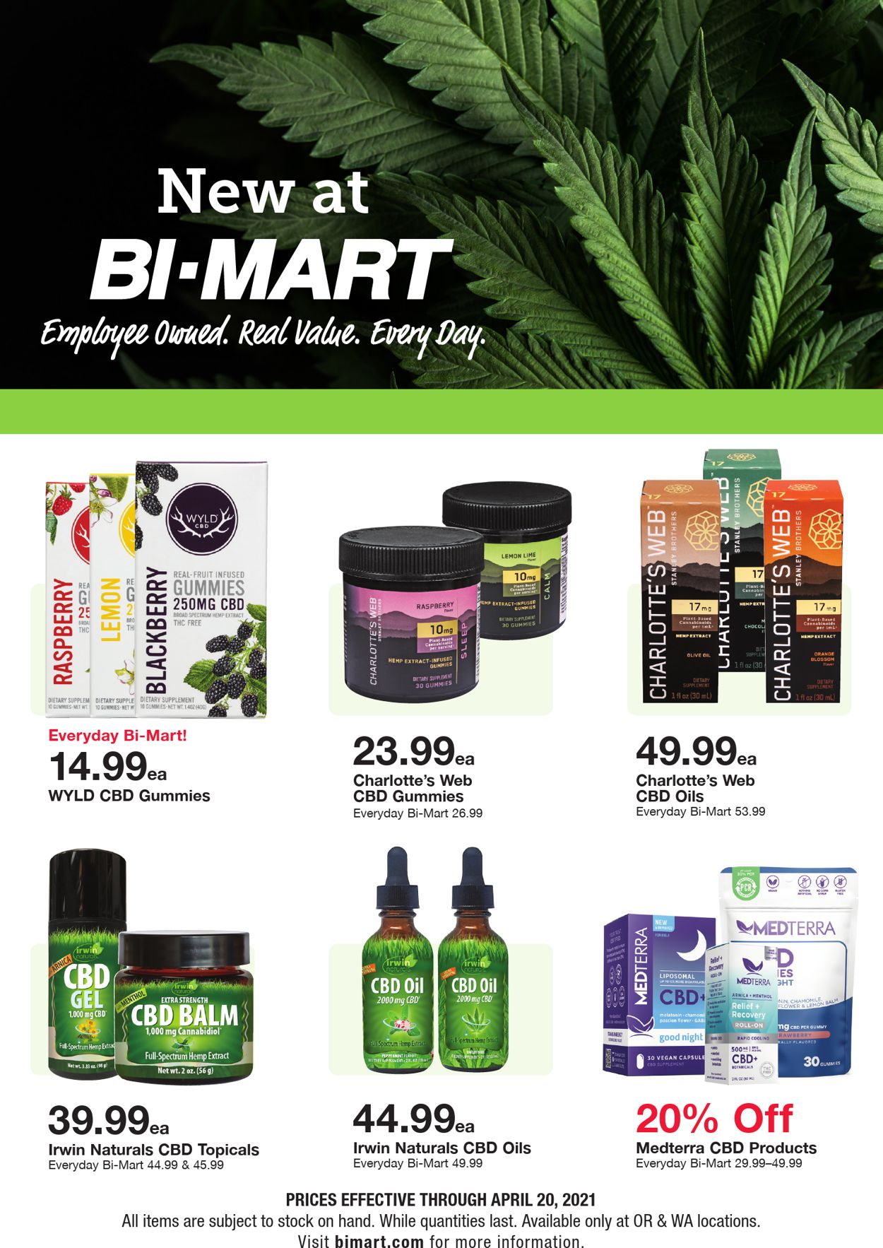 Bi-Mart Ad from 04/06/2021
