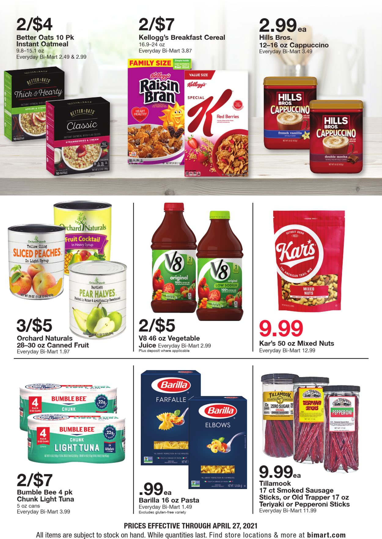 Bi-Mart Ad from 04/21/2021