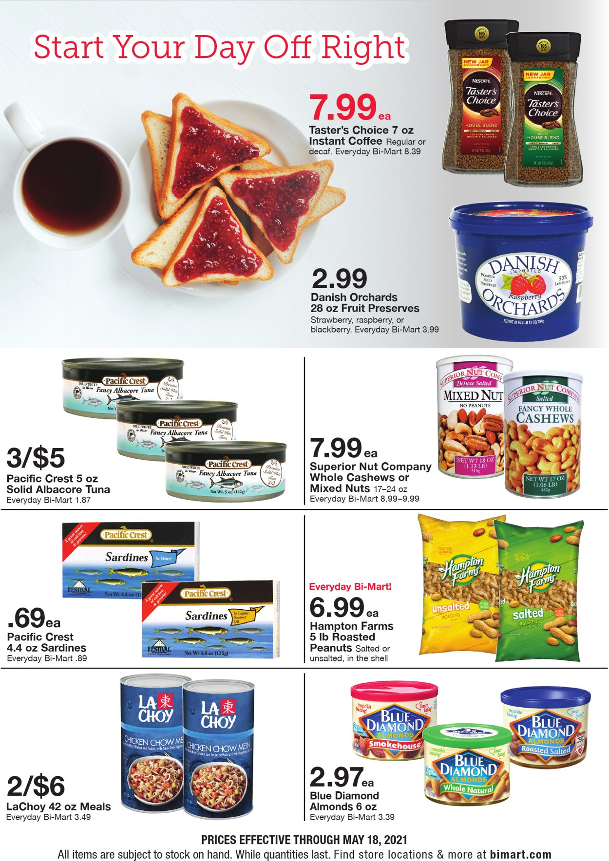 Bi-Mart Ad from 05/12/2021