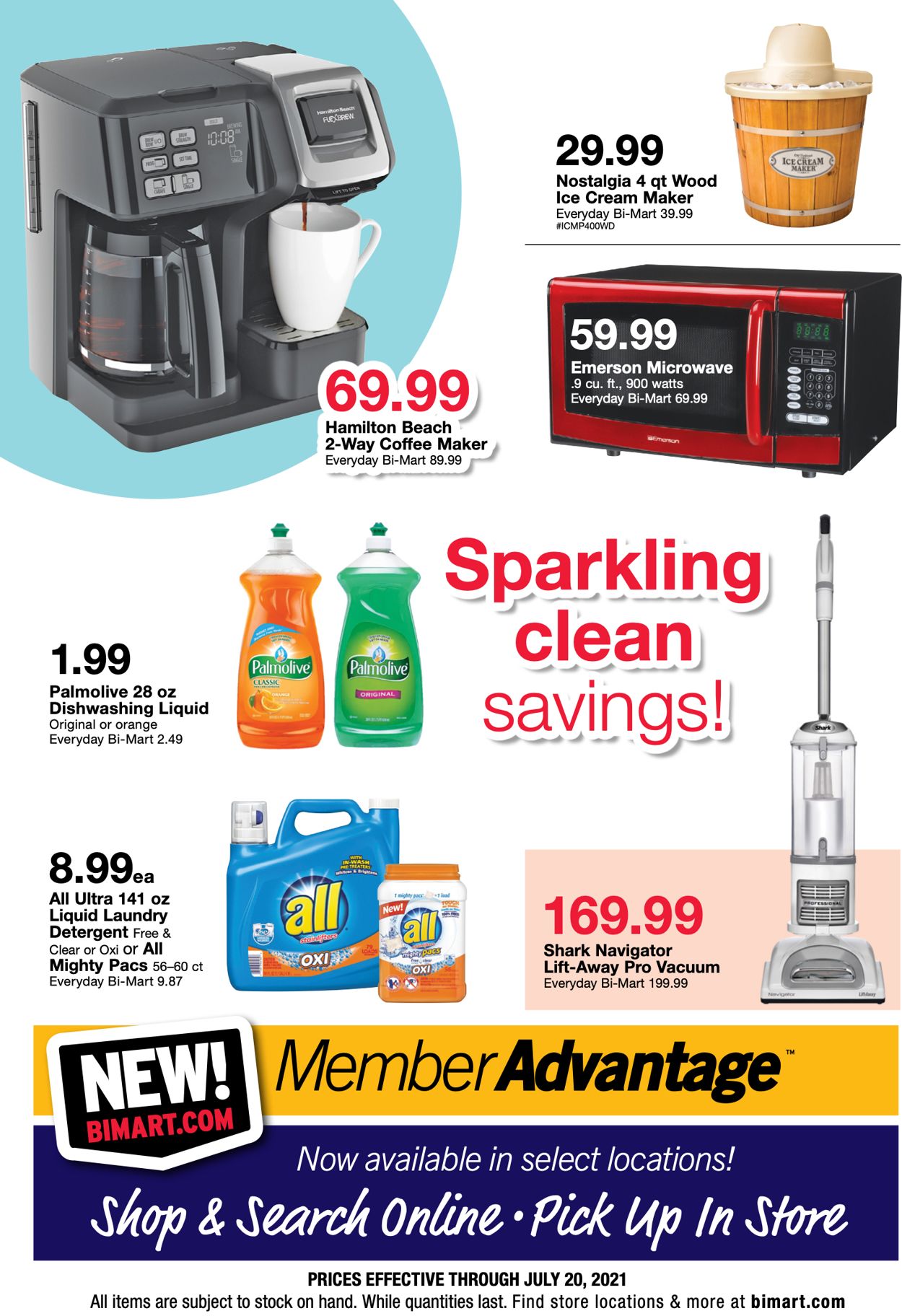 Bi-Mart Ad from 07/14/2021