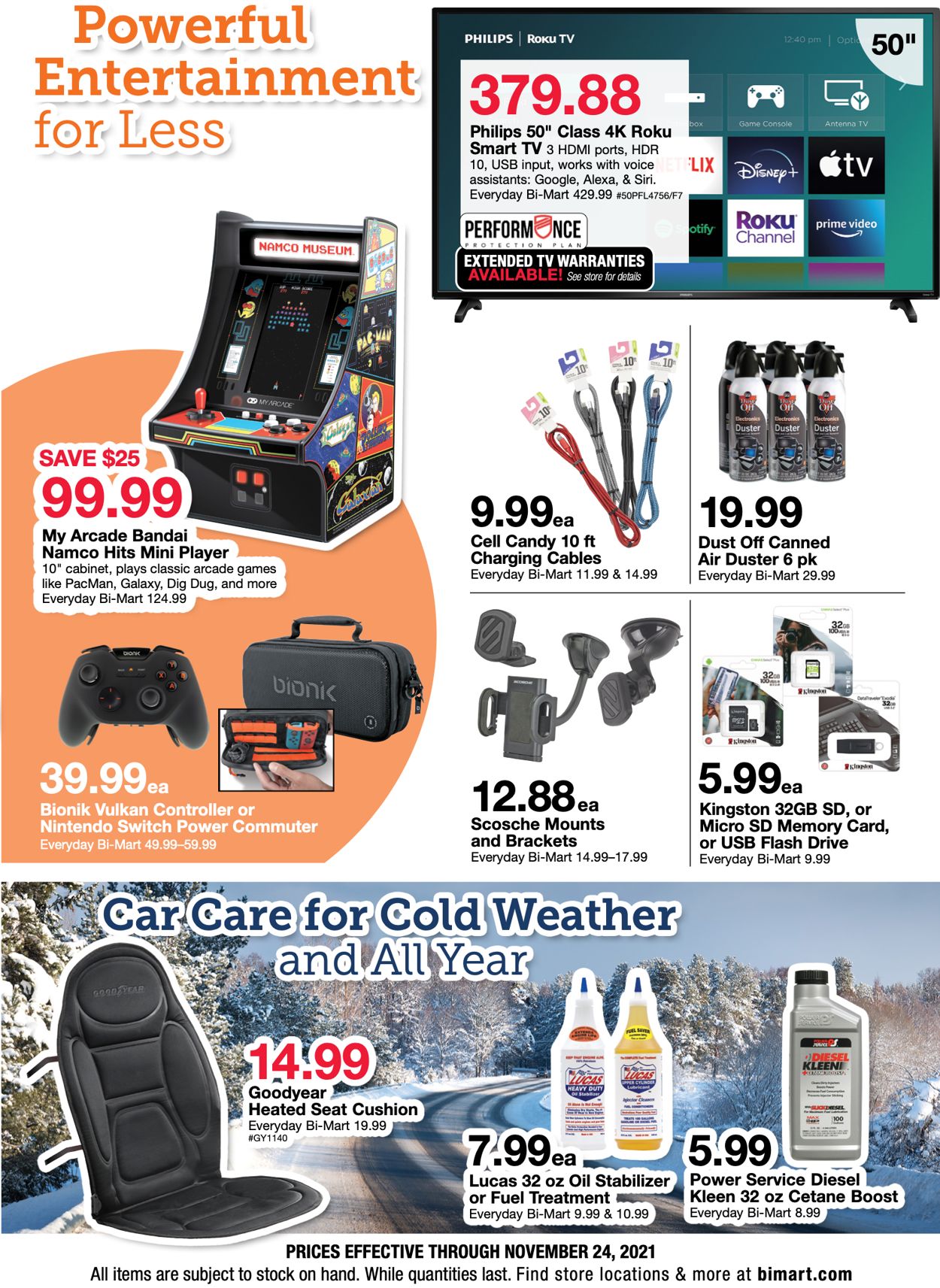 Bi-Mart Ad from 11/10/2021