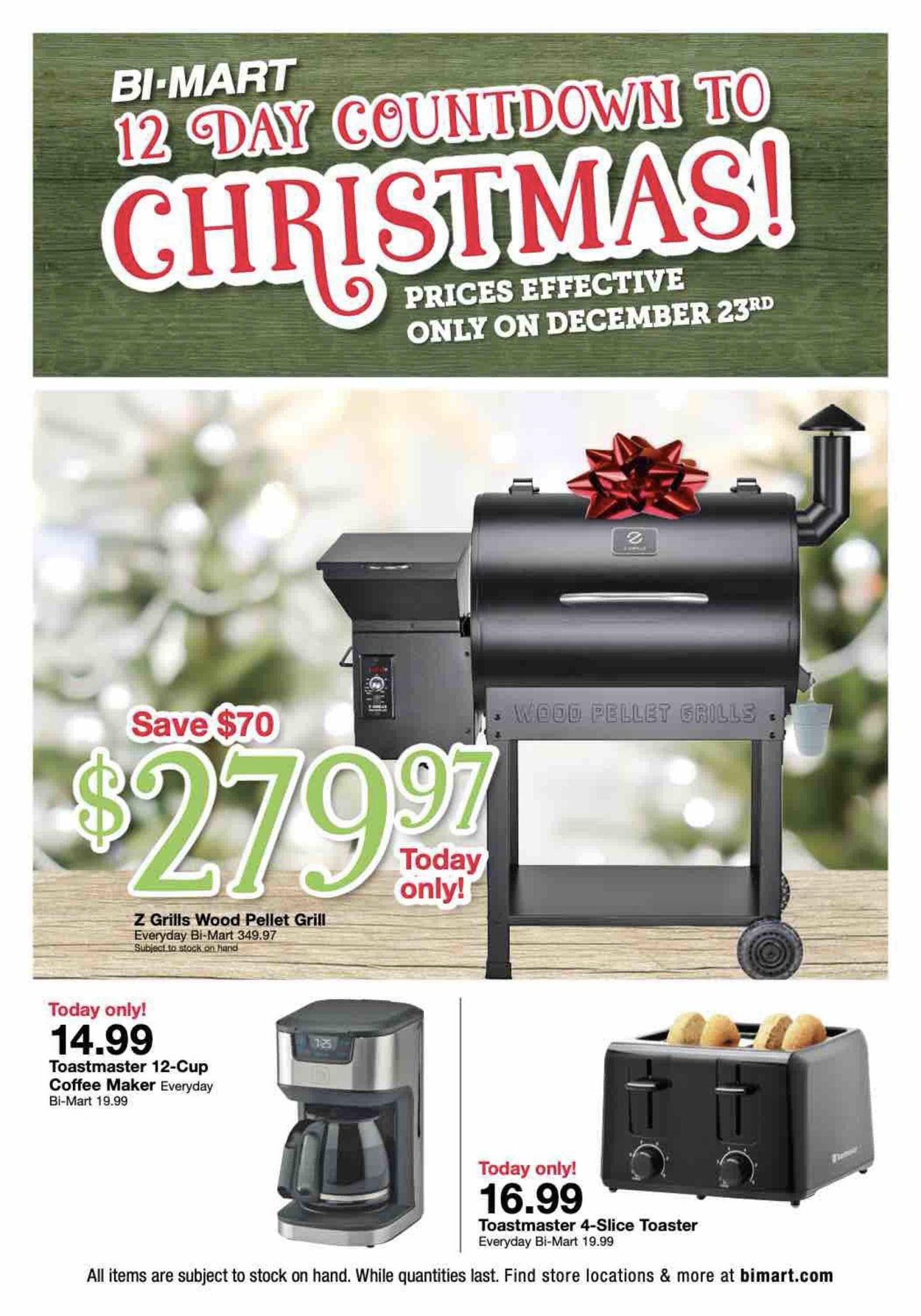 Bi-Mart Ad from 12/23/2021