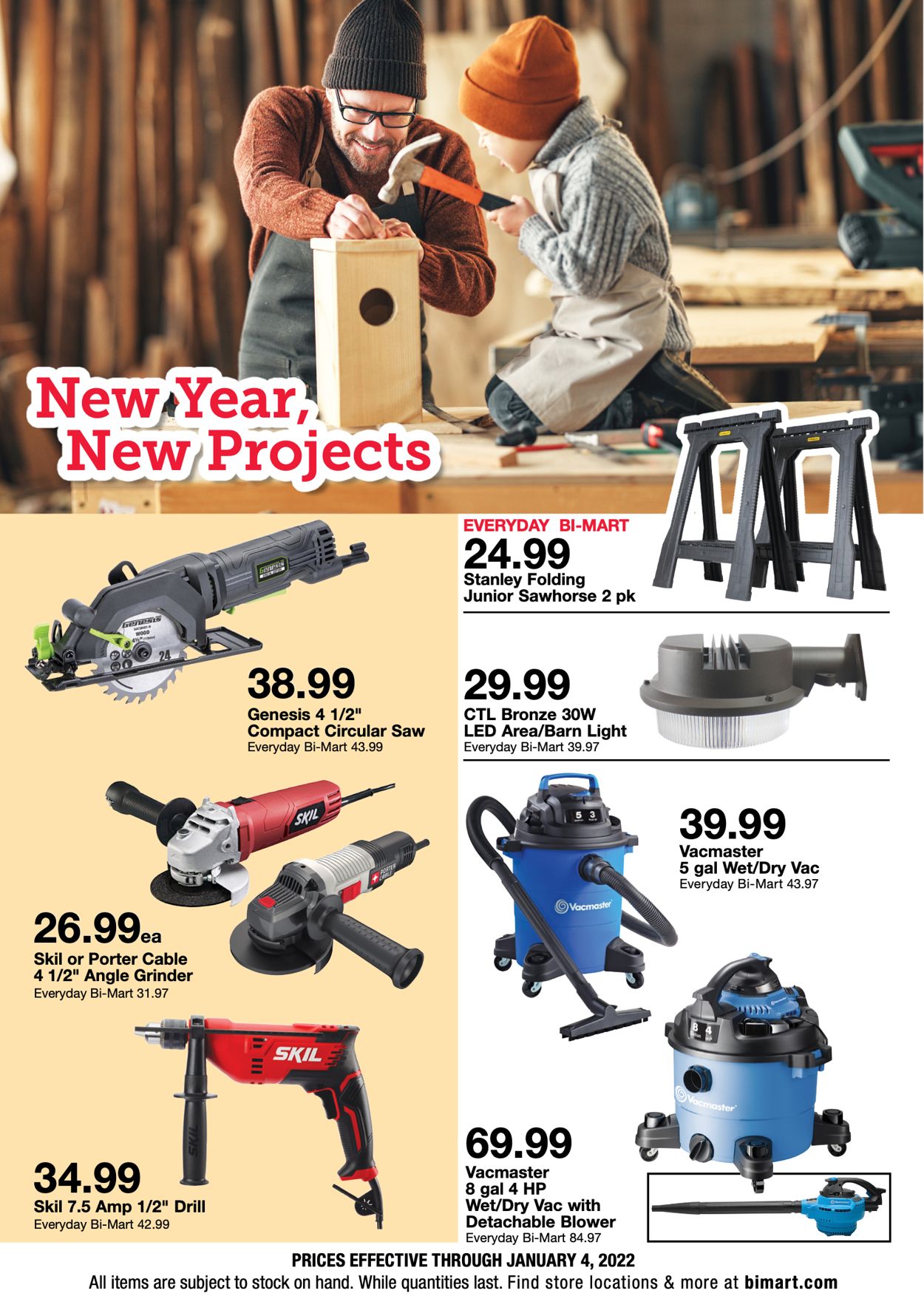 Bi-Mart Ad from 12/26/2021