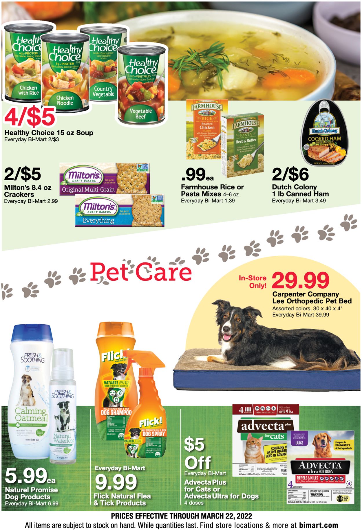 Bi-Mart Ad from 03/16/2022