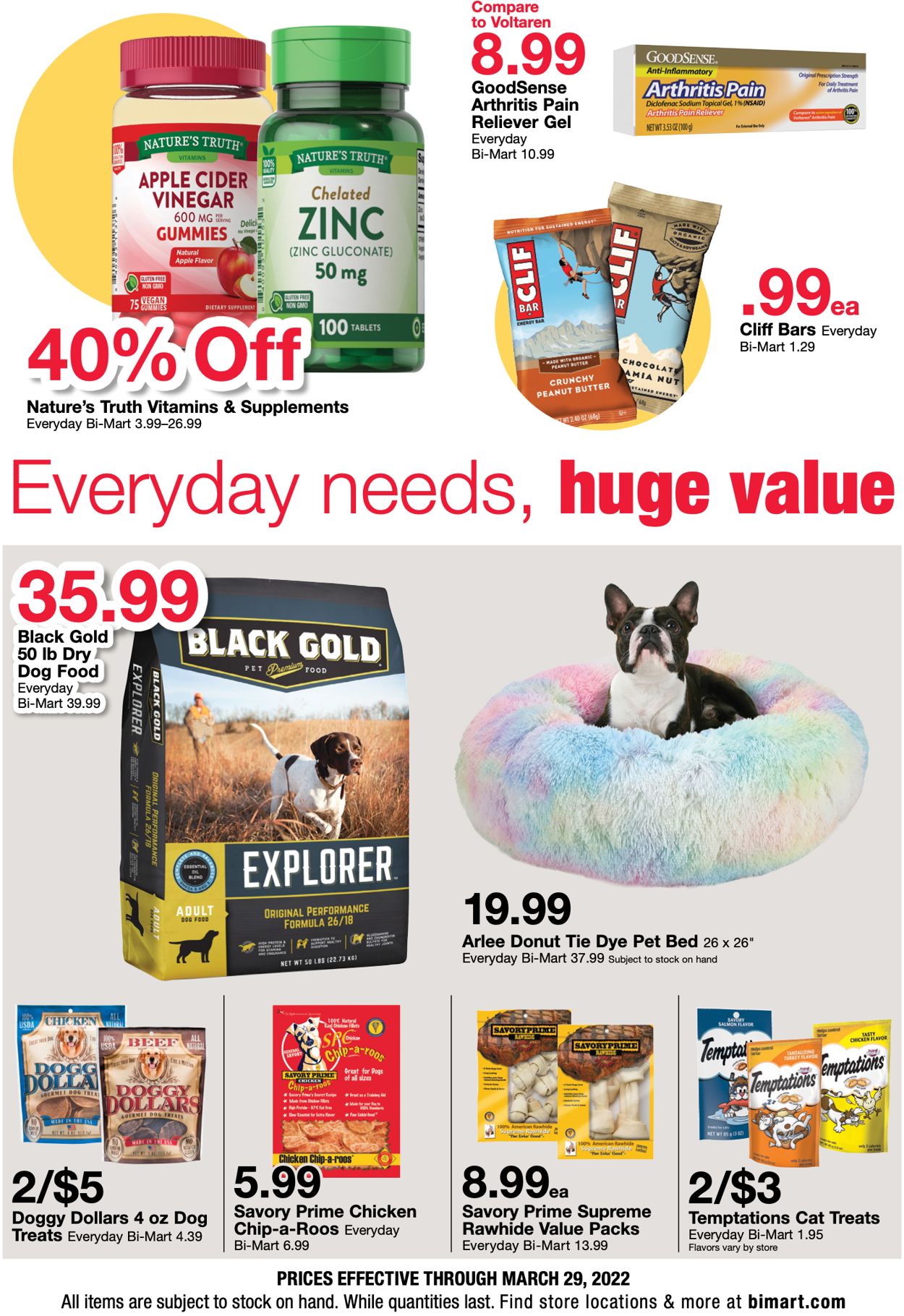 Bi-Mart Ad from 03/23/2022