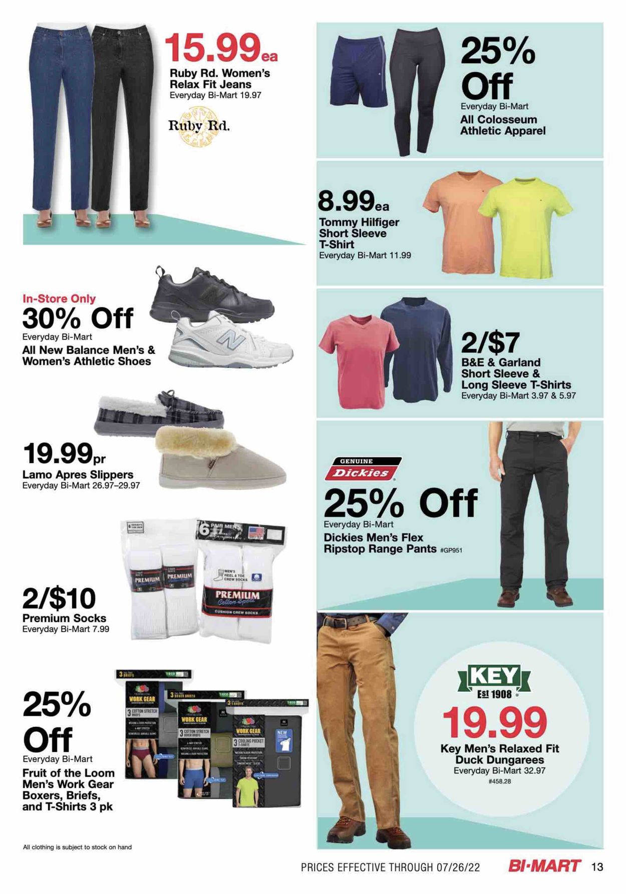 Bi-Mart Ad from 07/12/2022
