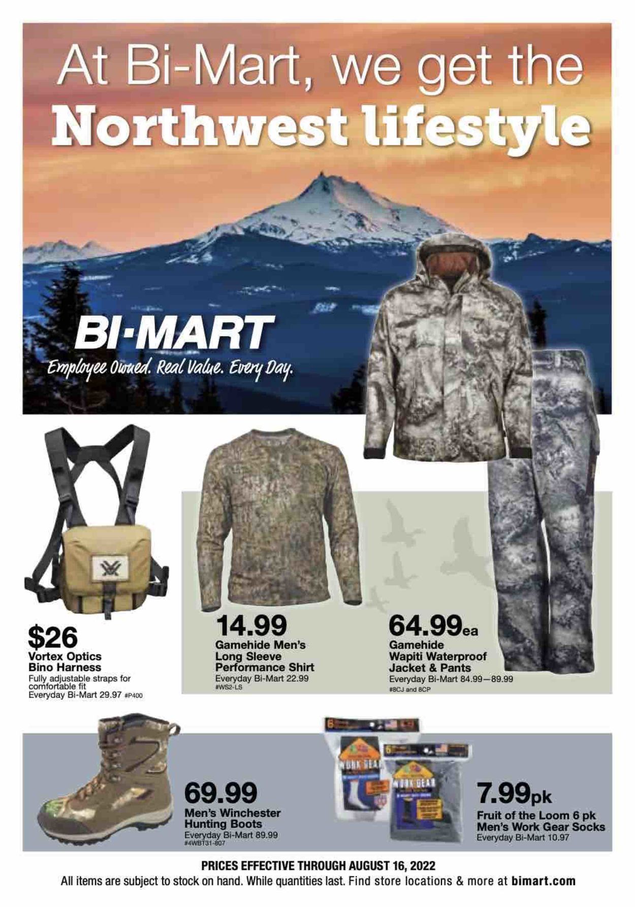 Bi-Mart Ad from 08/05/2022