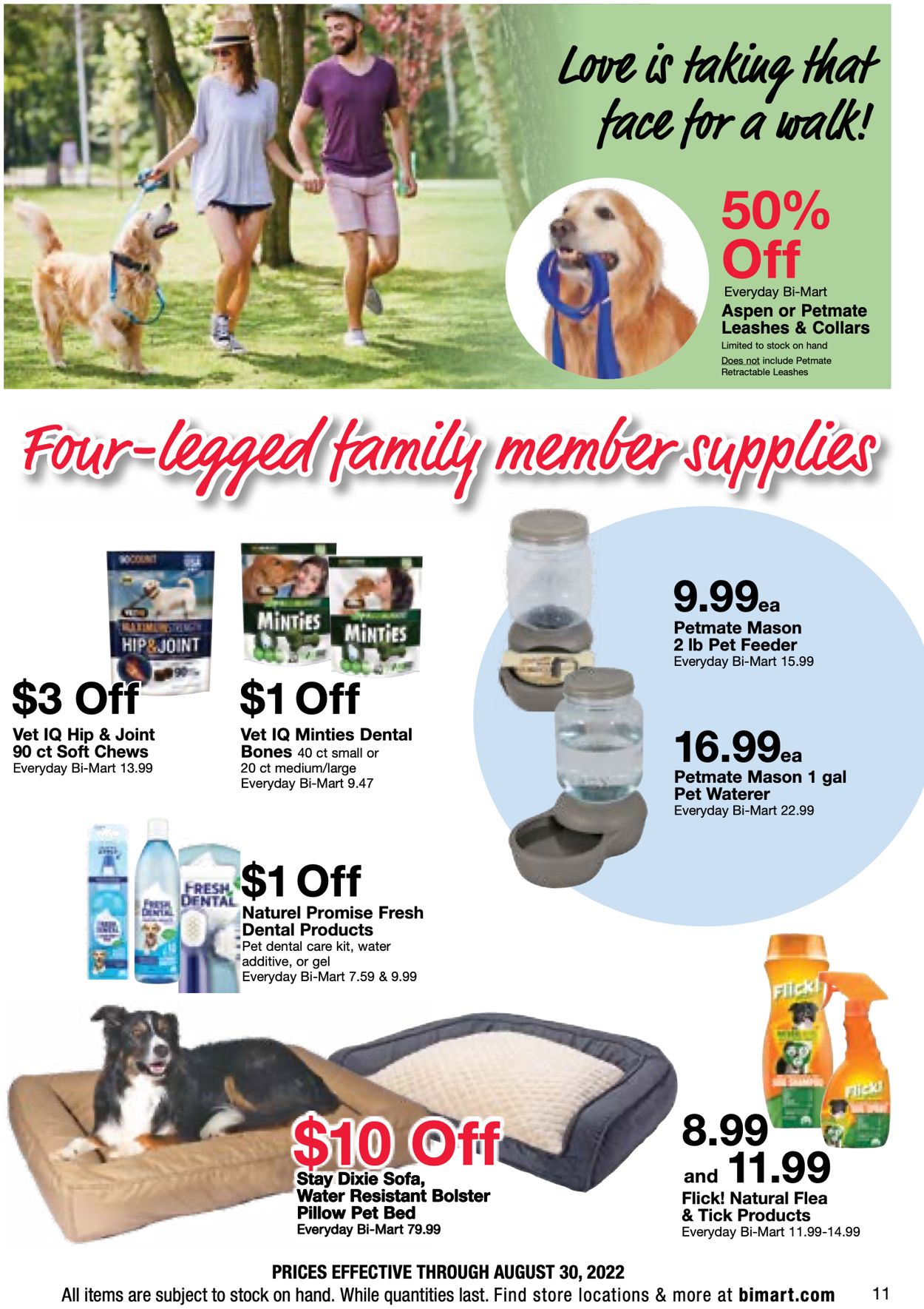 Bi-Mart Ad from 08/17/2022