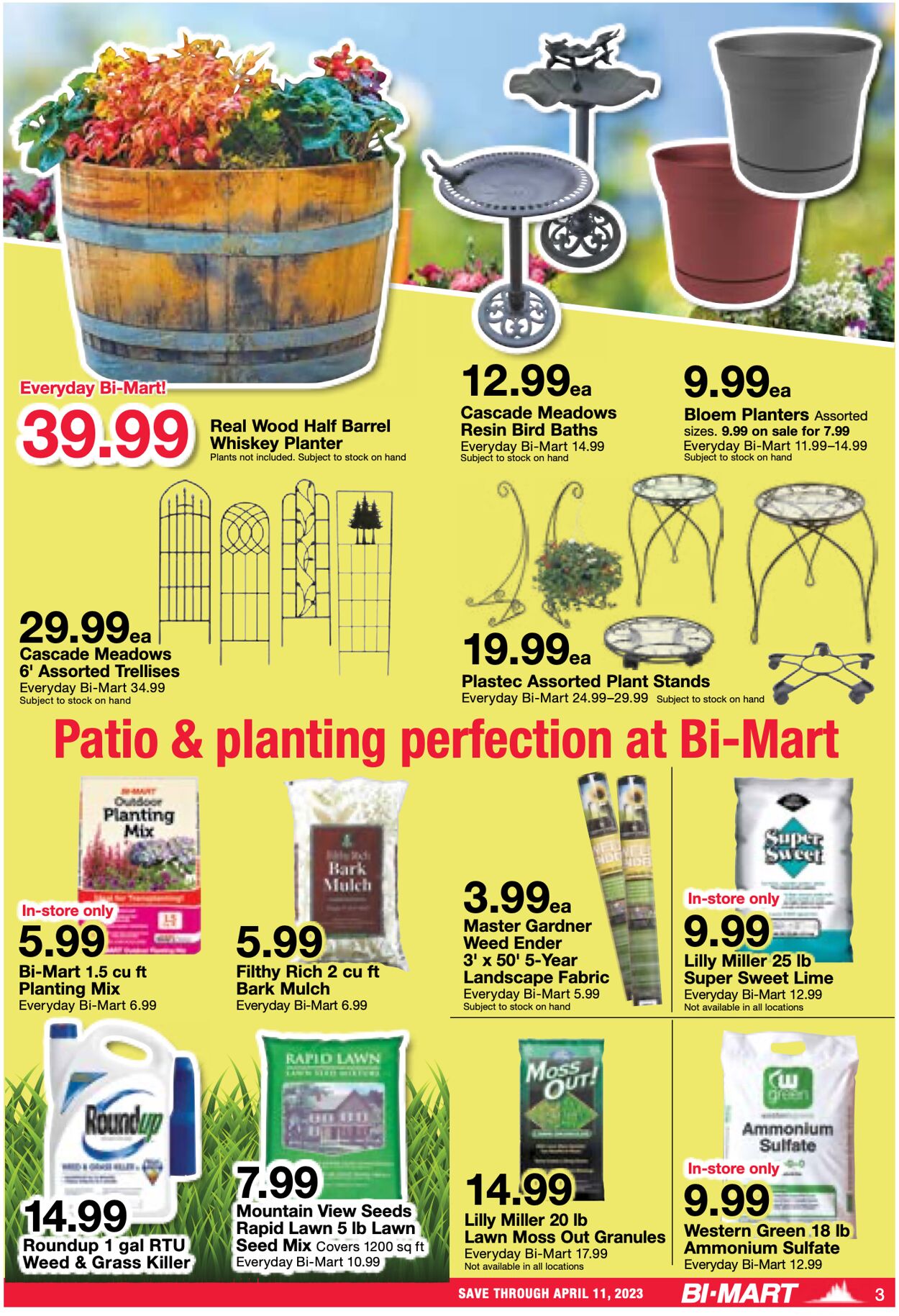 Bi-Mart Ad from 03/28/2023