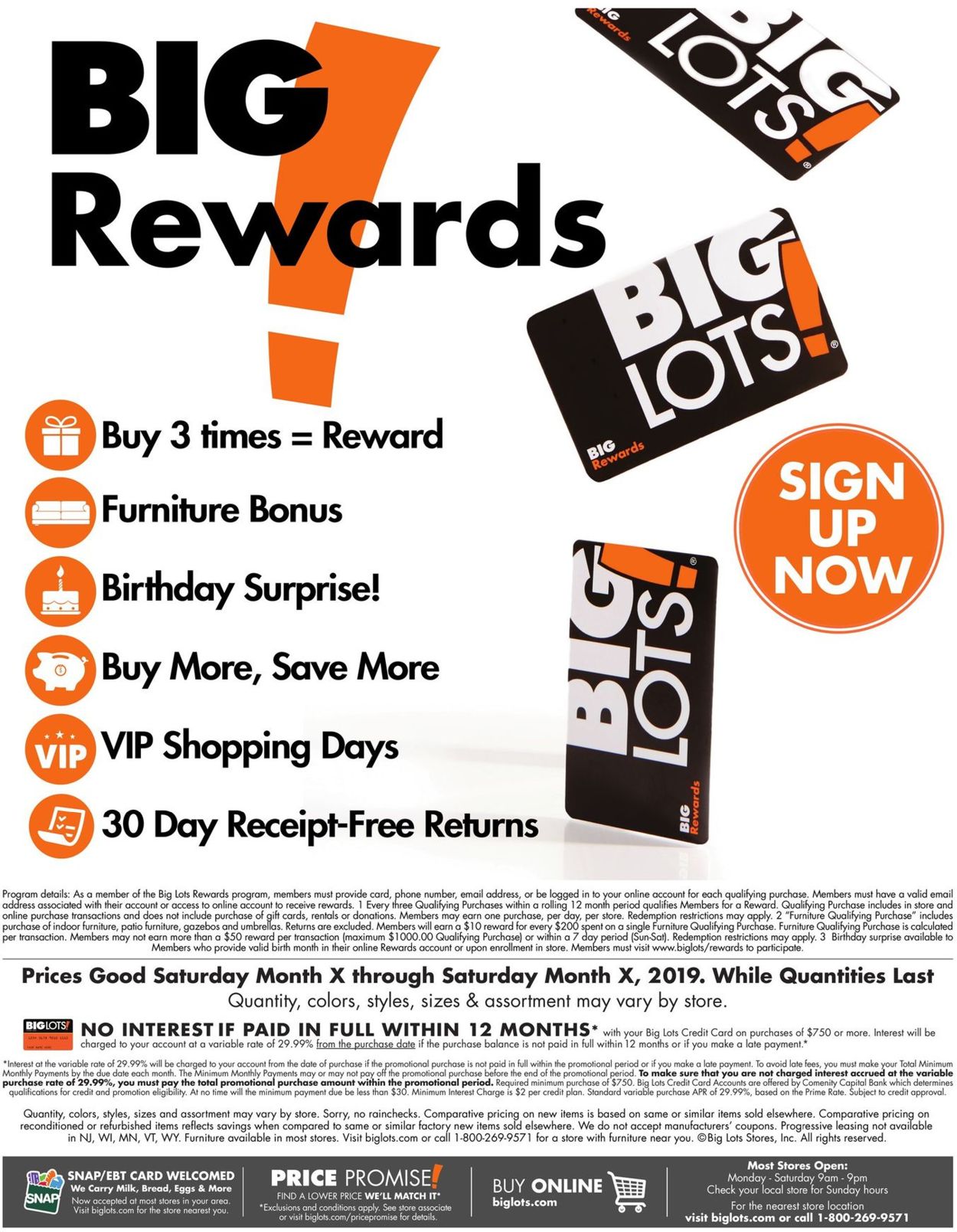 Big Lots Ad from 08/29/2019