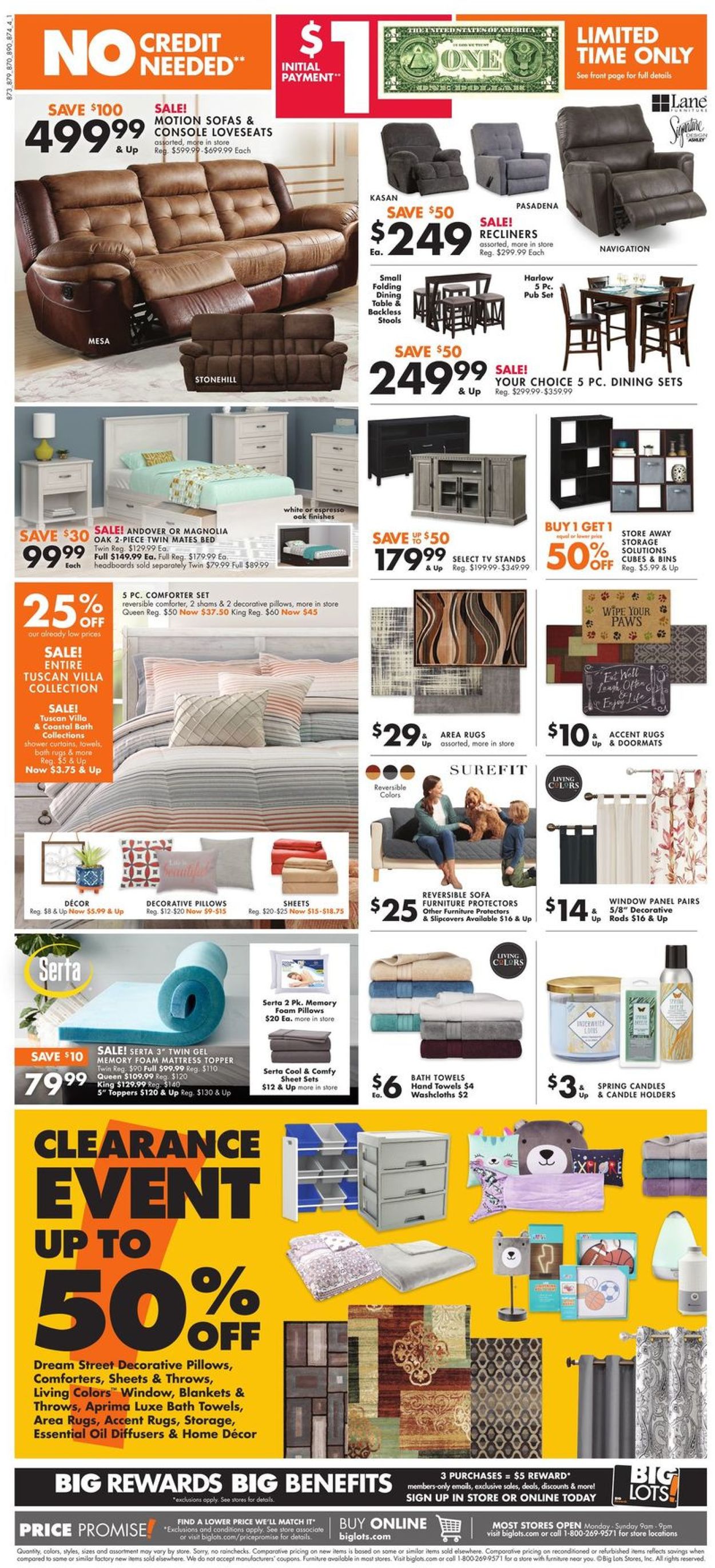 Big Lots Ad from 03/14/2020