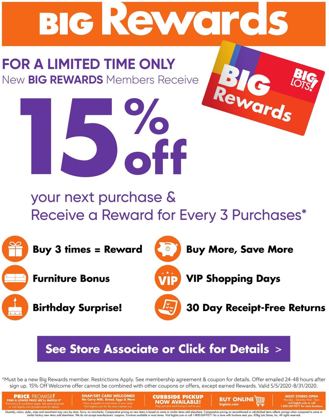 Big Lots Ad from 10/17/2020