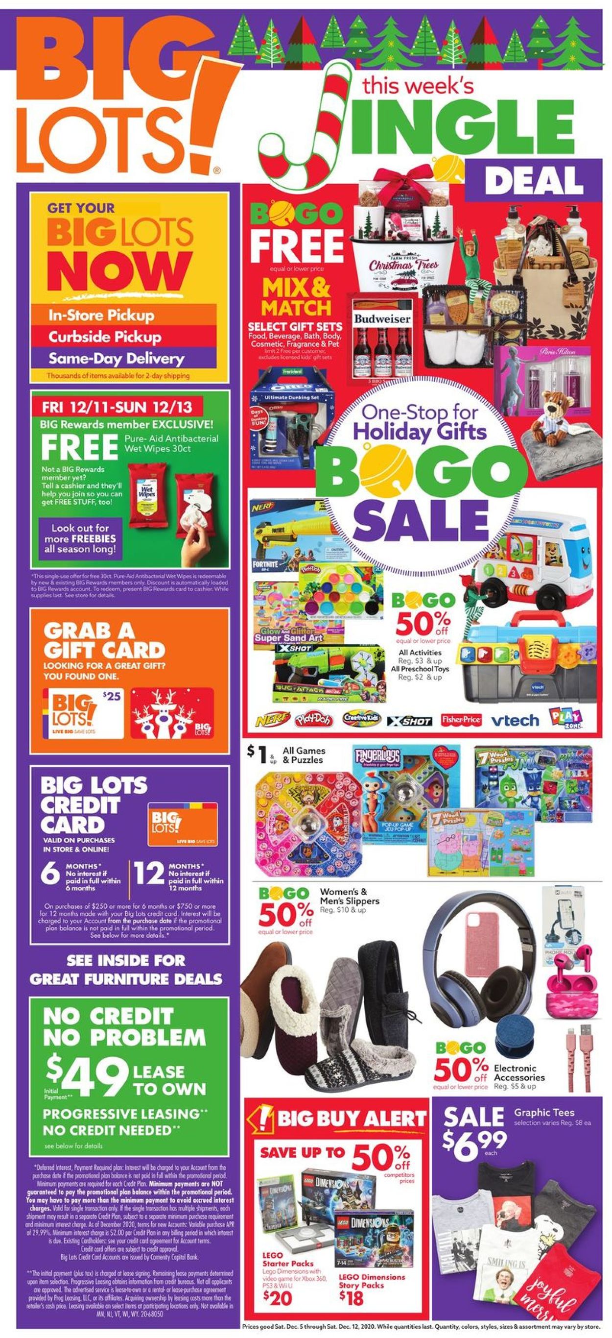 Big Lots Ad from 12/05/2020