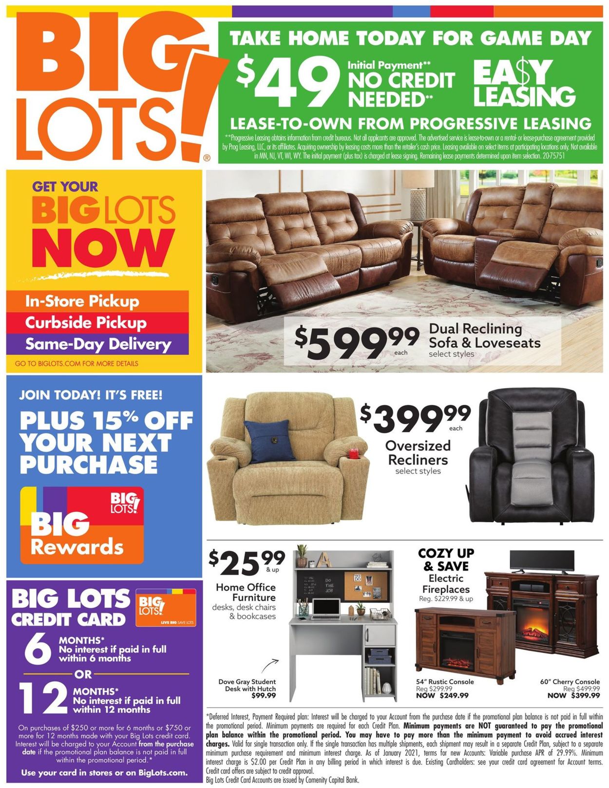 Big Lots Ad from 01/24/2021