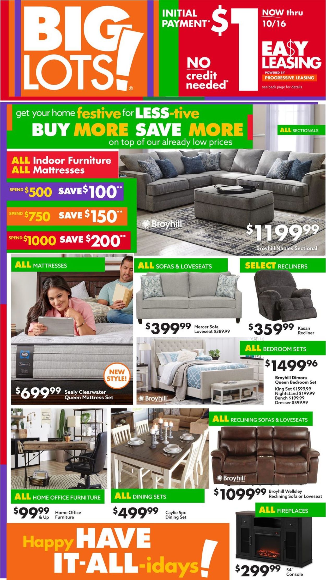Big Lots Ad from 10/07/2021