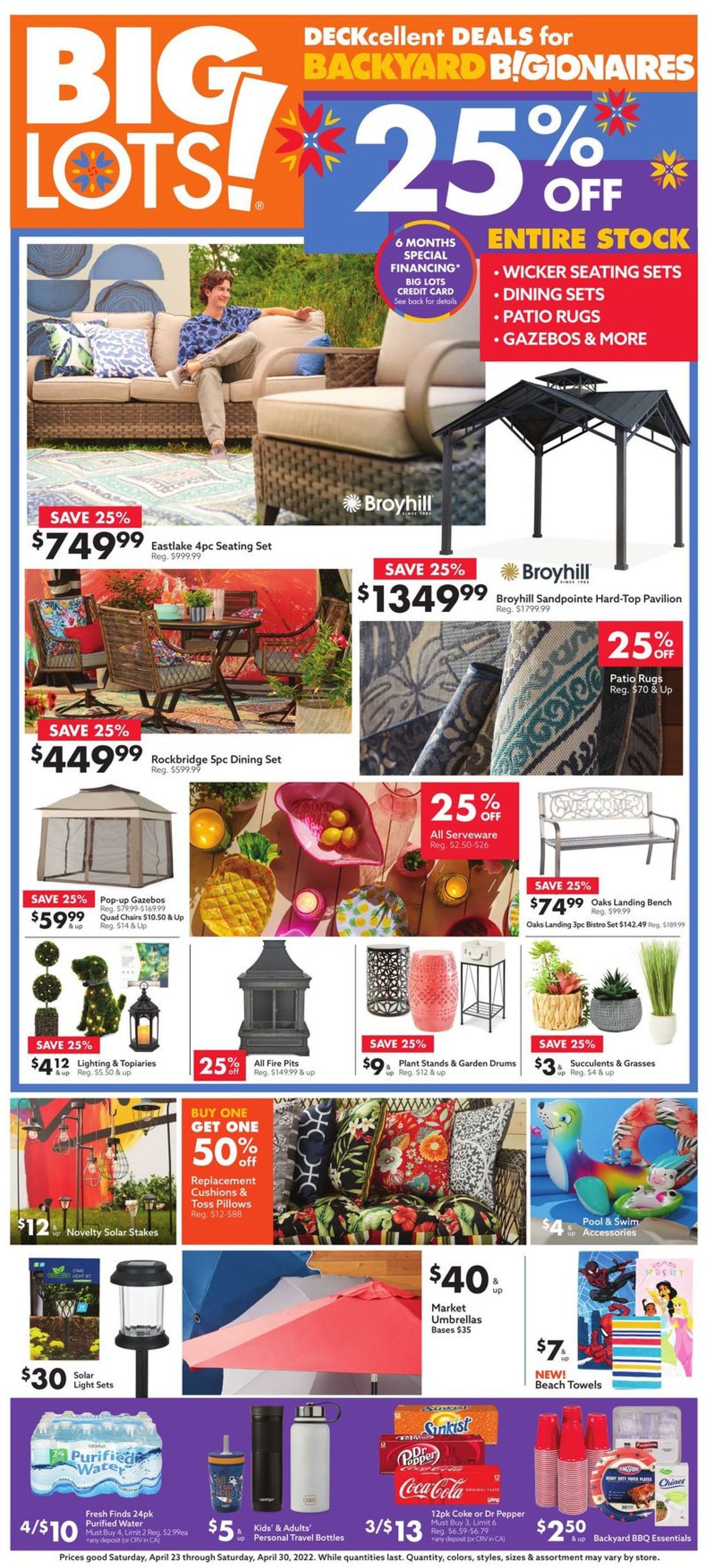 Big Lots Ad from 04/23/2022