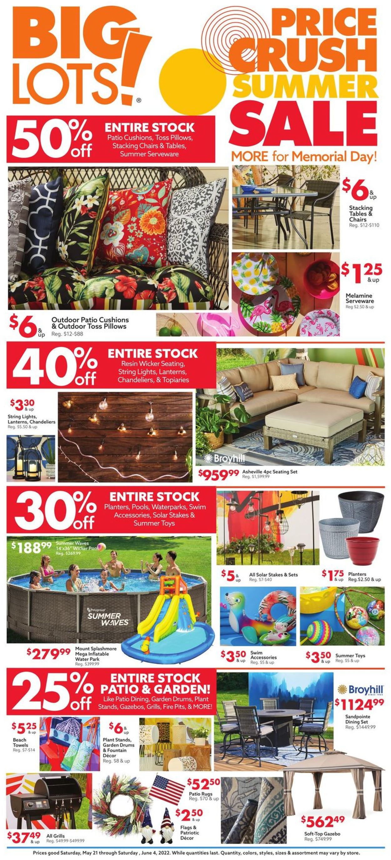 Big Lots Ad from 05/21/2022