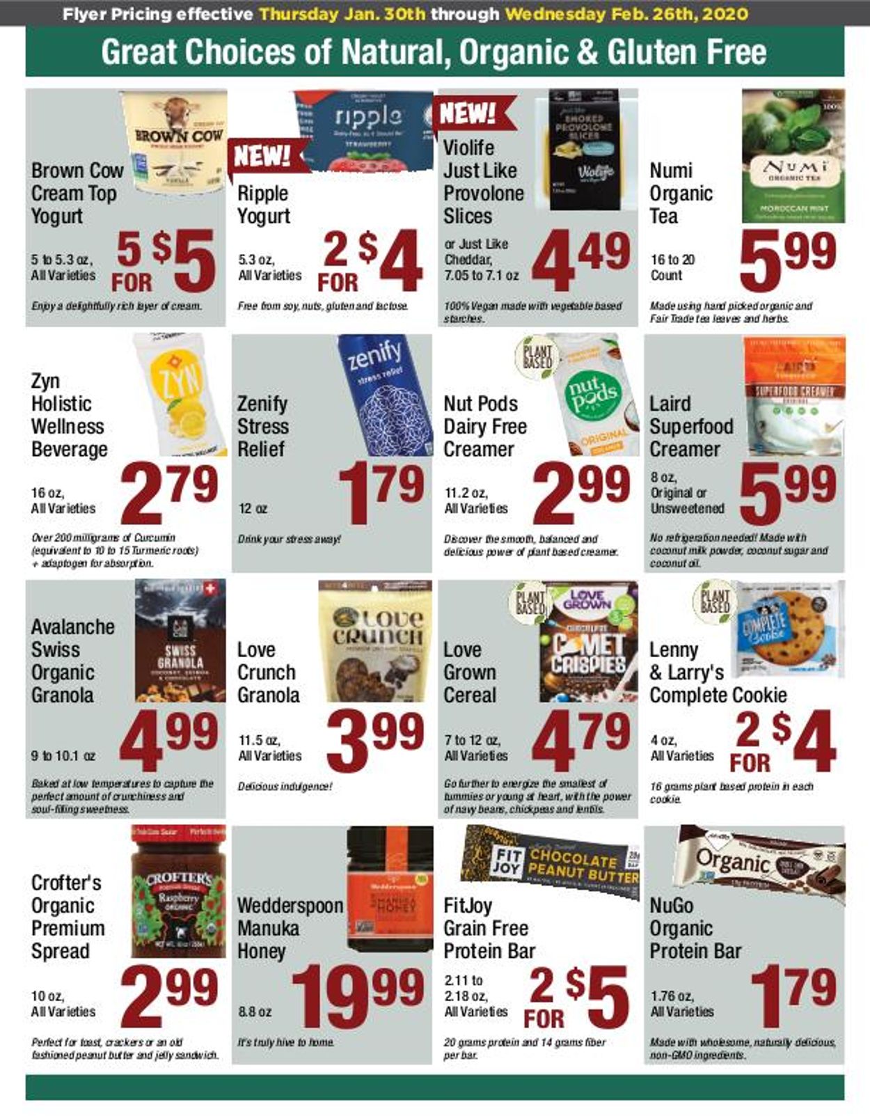 Big Y Ad from 01/30/2020