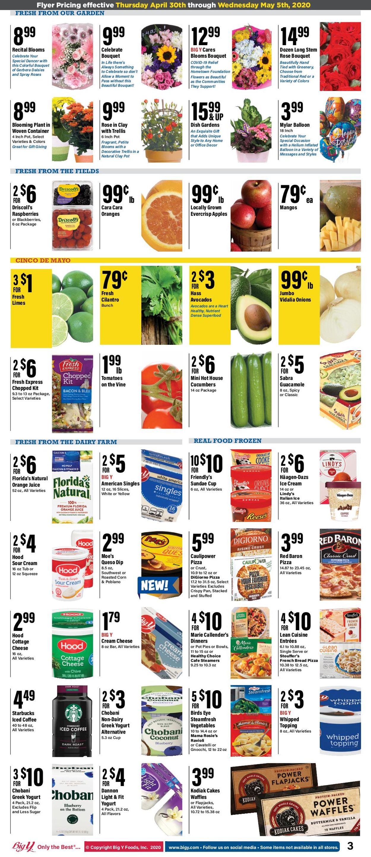 Big Y Ad from 04/30/2020