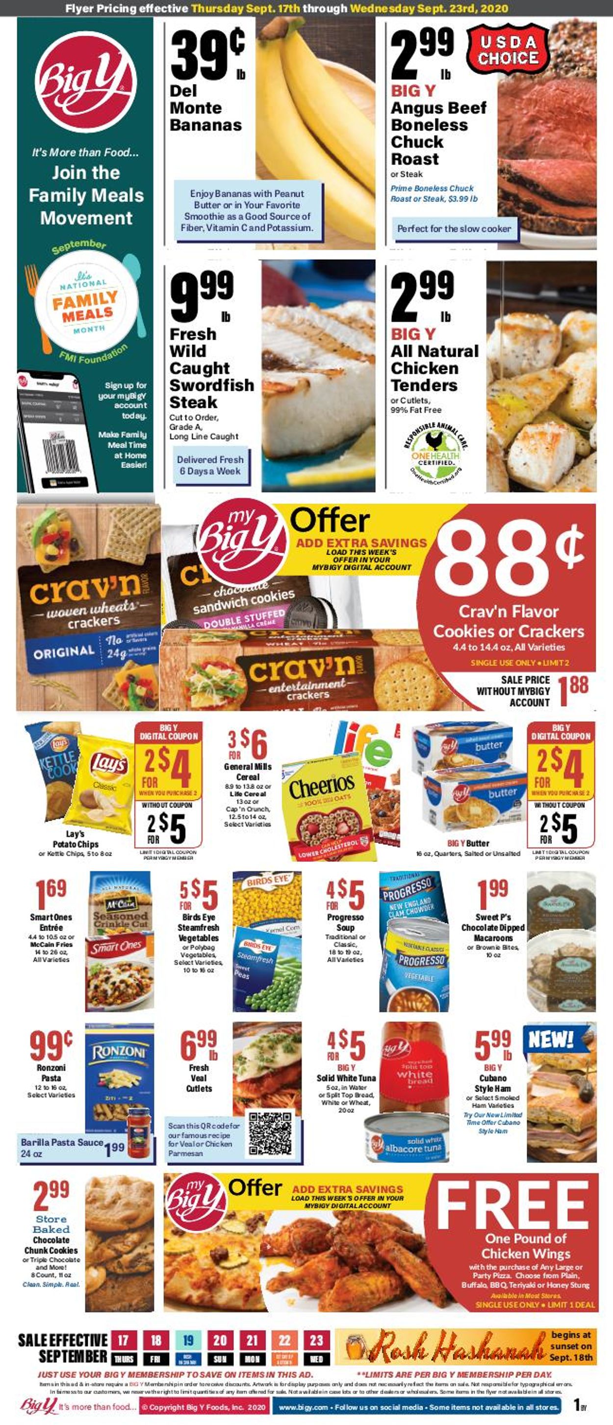 Big Y Ad from 09/17/2020