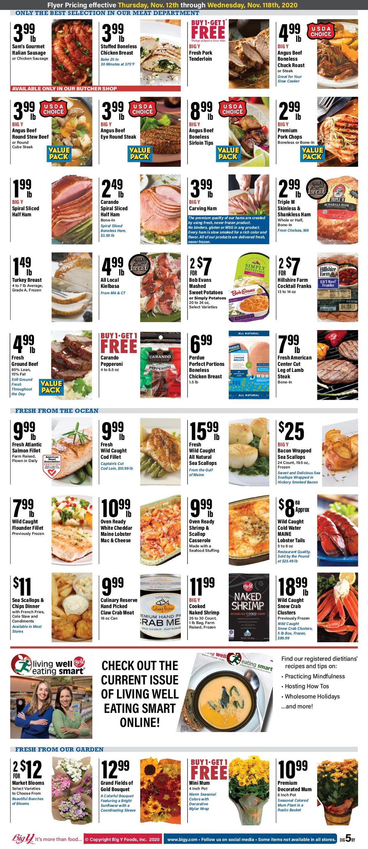Big Y Ad from 11/12/2020