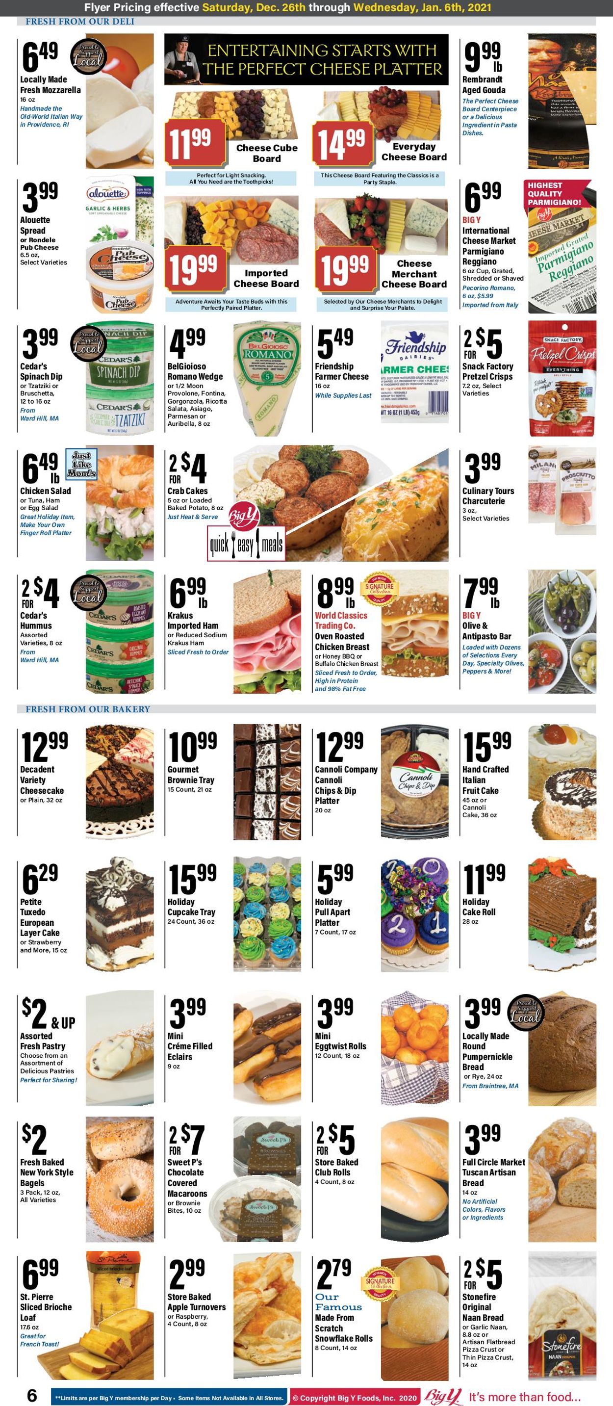 Big Y Ad from 12/26/2020