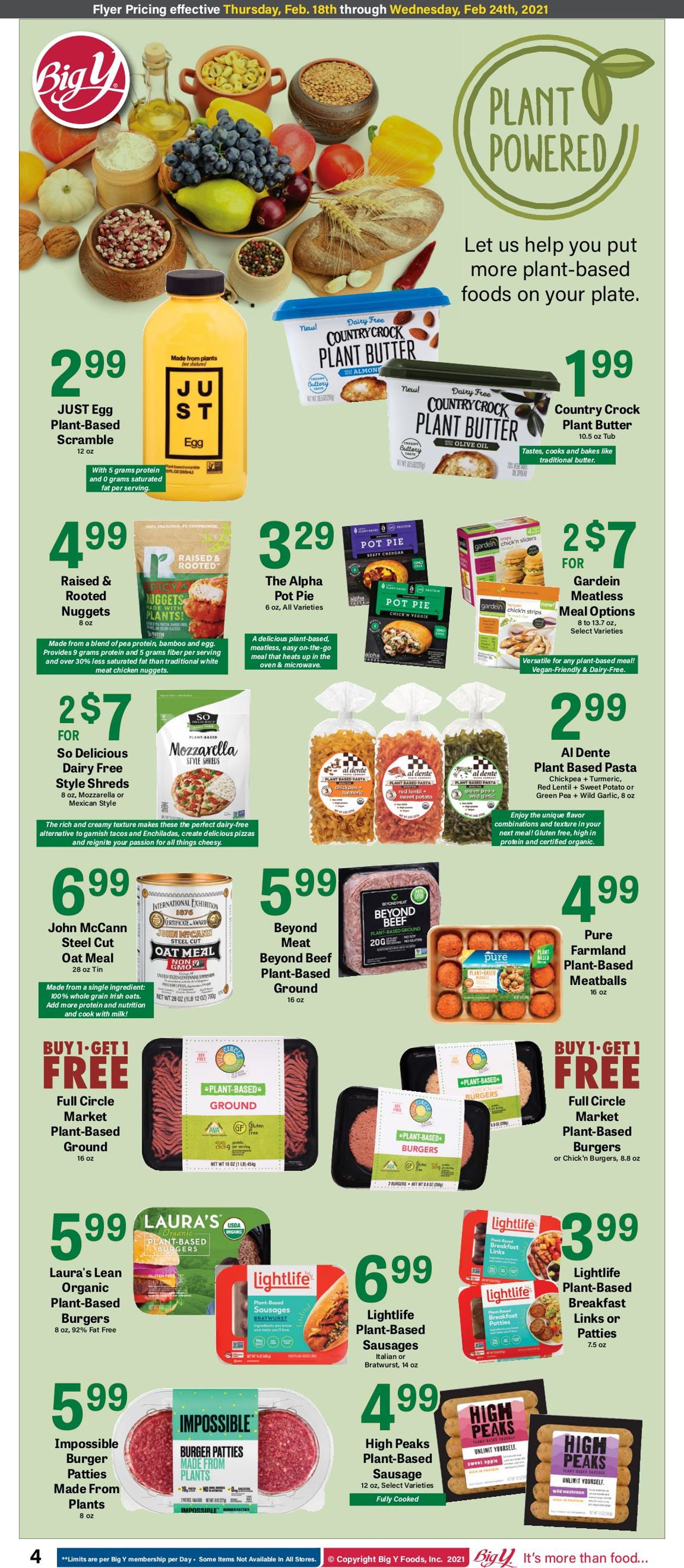 Big Y Ad from 02/18/2021