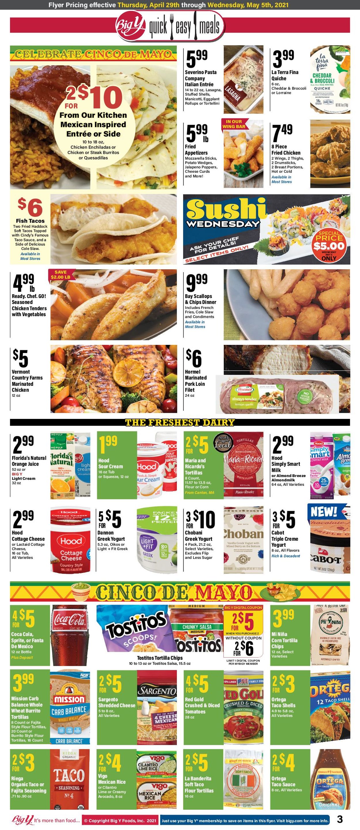 Big Y Ad from 04/29/2021