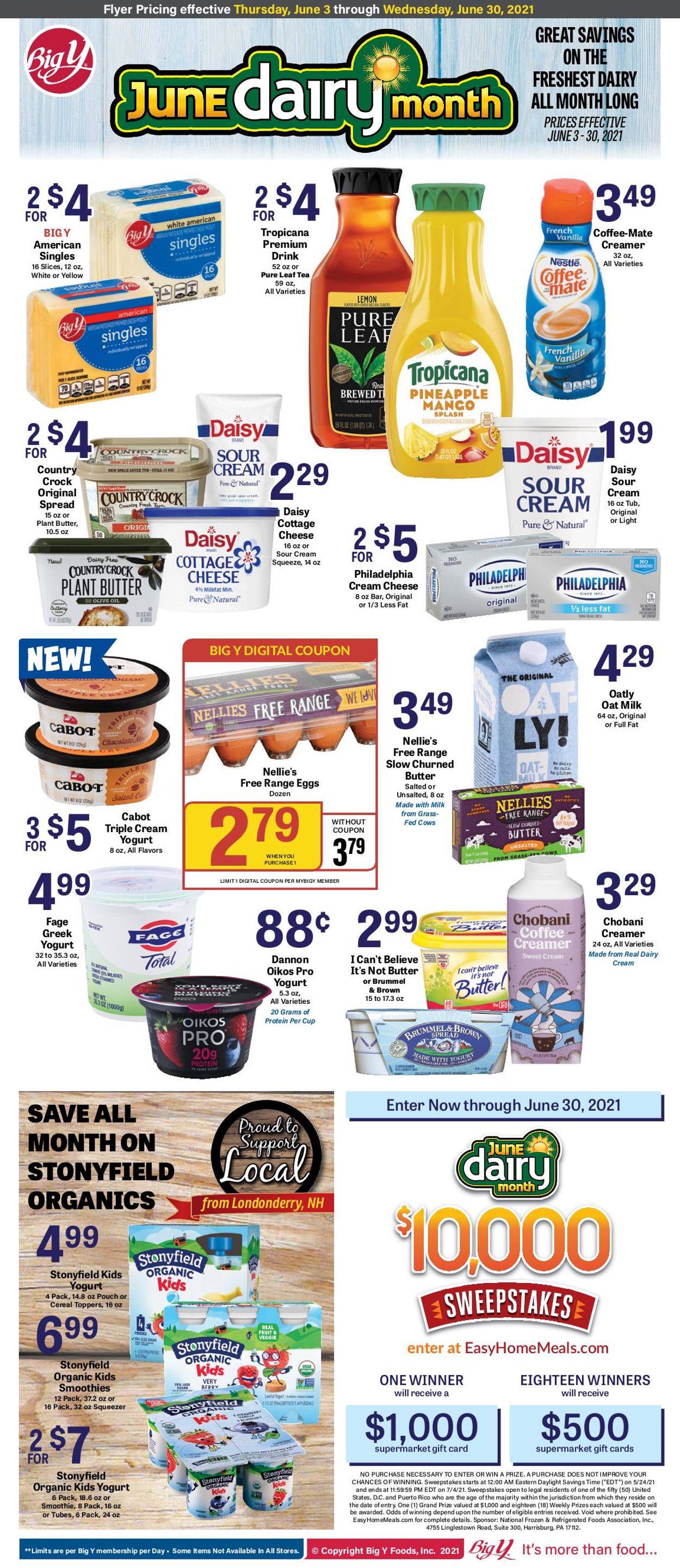 Big Y Ad from 06/03/2021