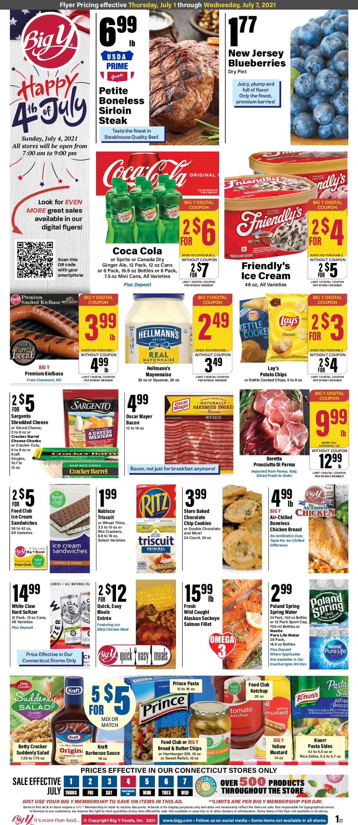 Big Y Ad from 07/01/2021